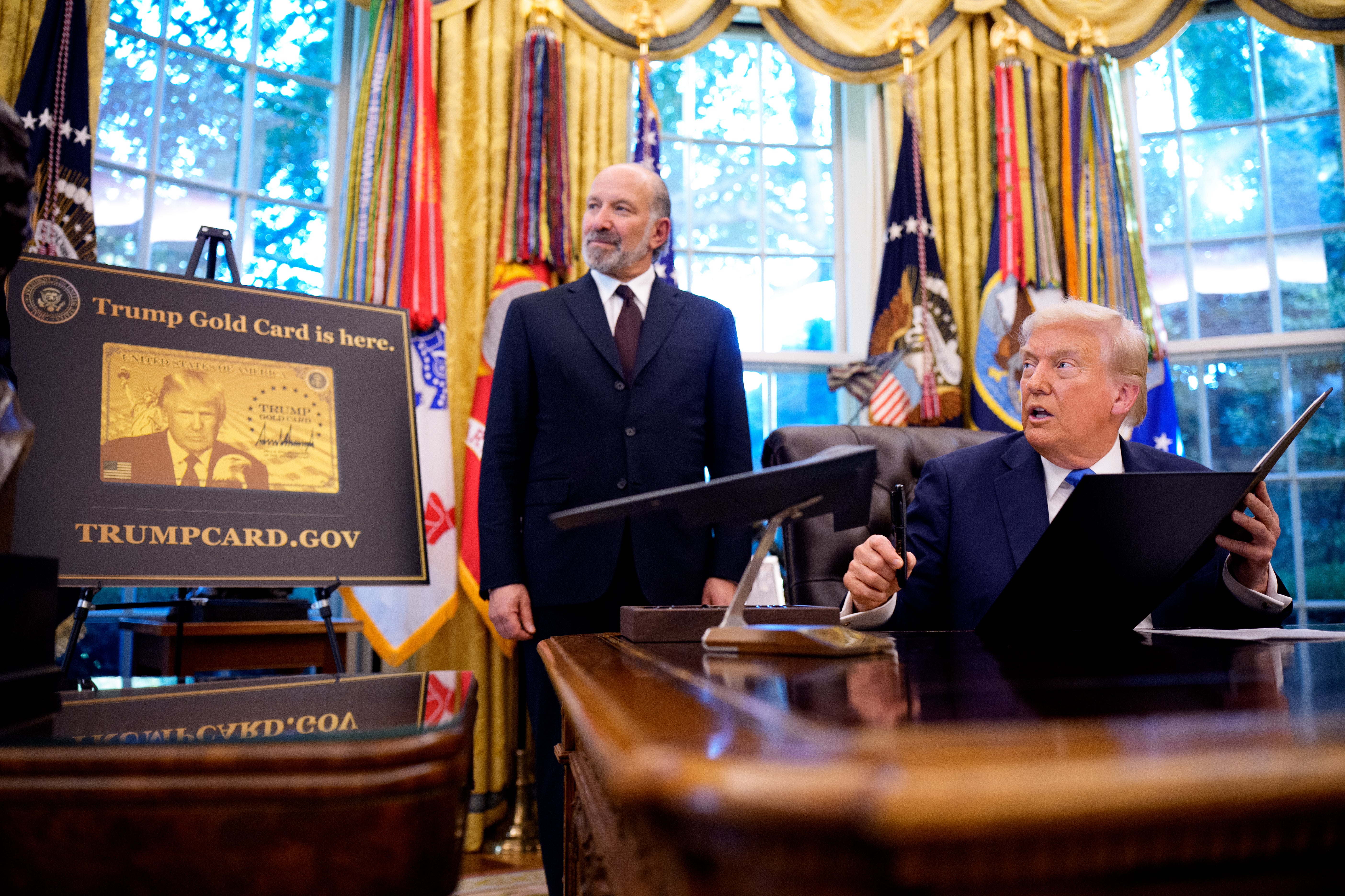 Trump has raised nan costs of obtaining definite visas successful nan US arsenic a measurement to restrict ineligible migration pathways, including by introducing a Gold Card, which requires a $1 cardinal investment