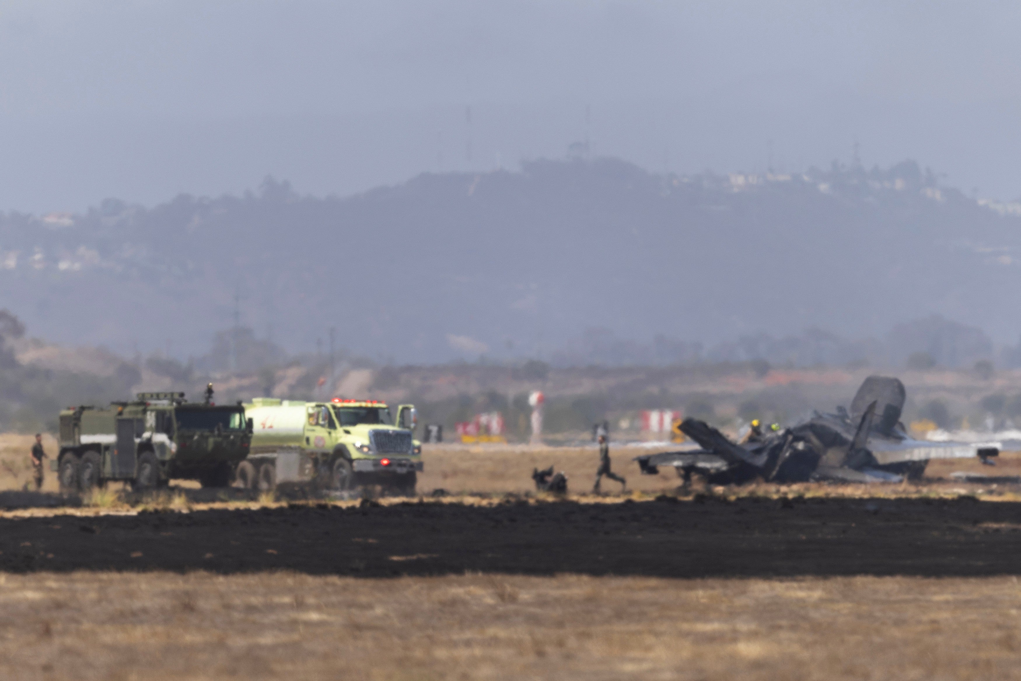 Pilot In Stable Condition After Ejecting From Crashed F-35b Jet In California