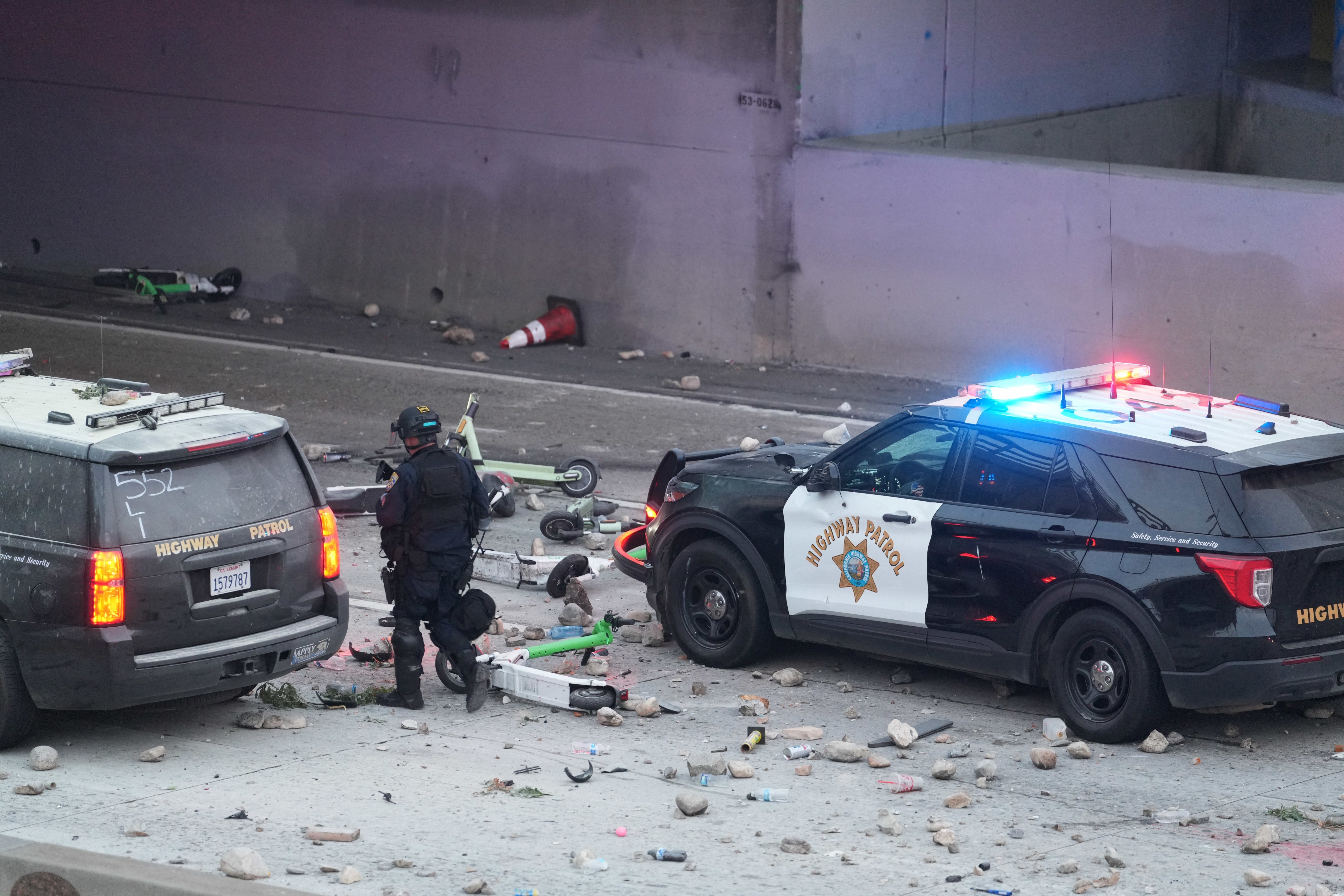 Los Angeles man gets three years in prison for his role in violent anti-ICE protest