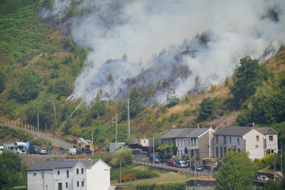 Major Welsh mountain fire started ‘deliberately' as crews continue to battle blaze