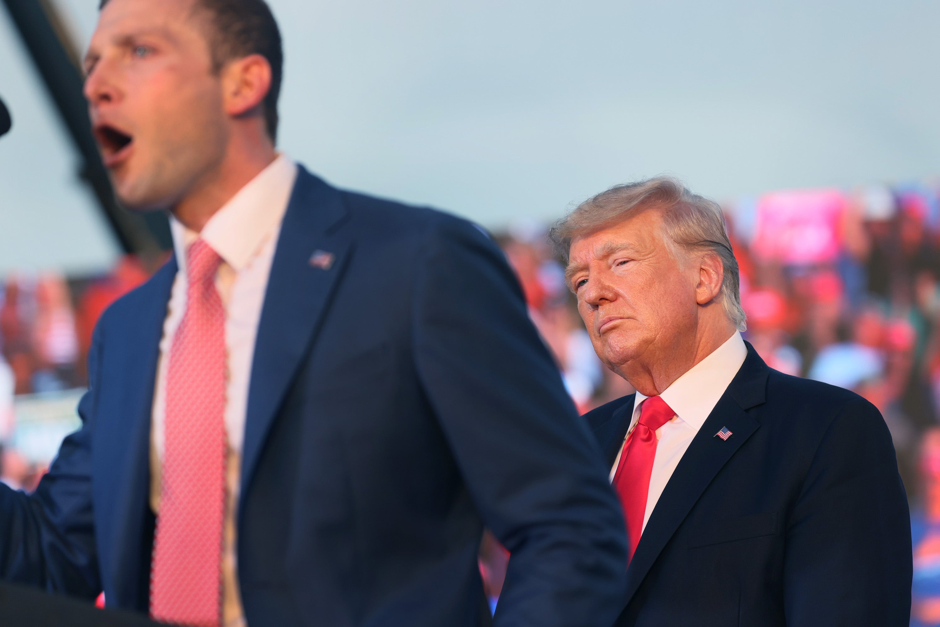 Miller, a erstwhile Trump run staffer, reportedly asked nan president to rumor a nationalist connection successful support of his reelection bid past week