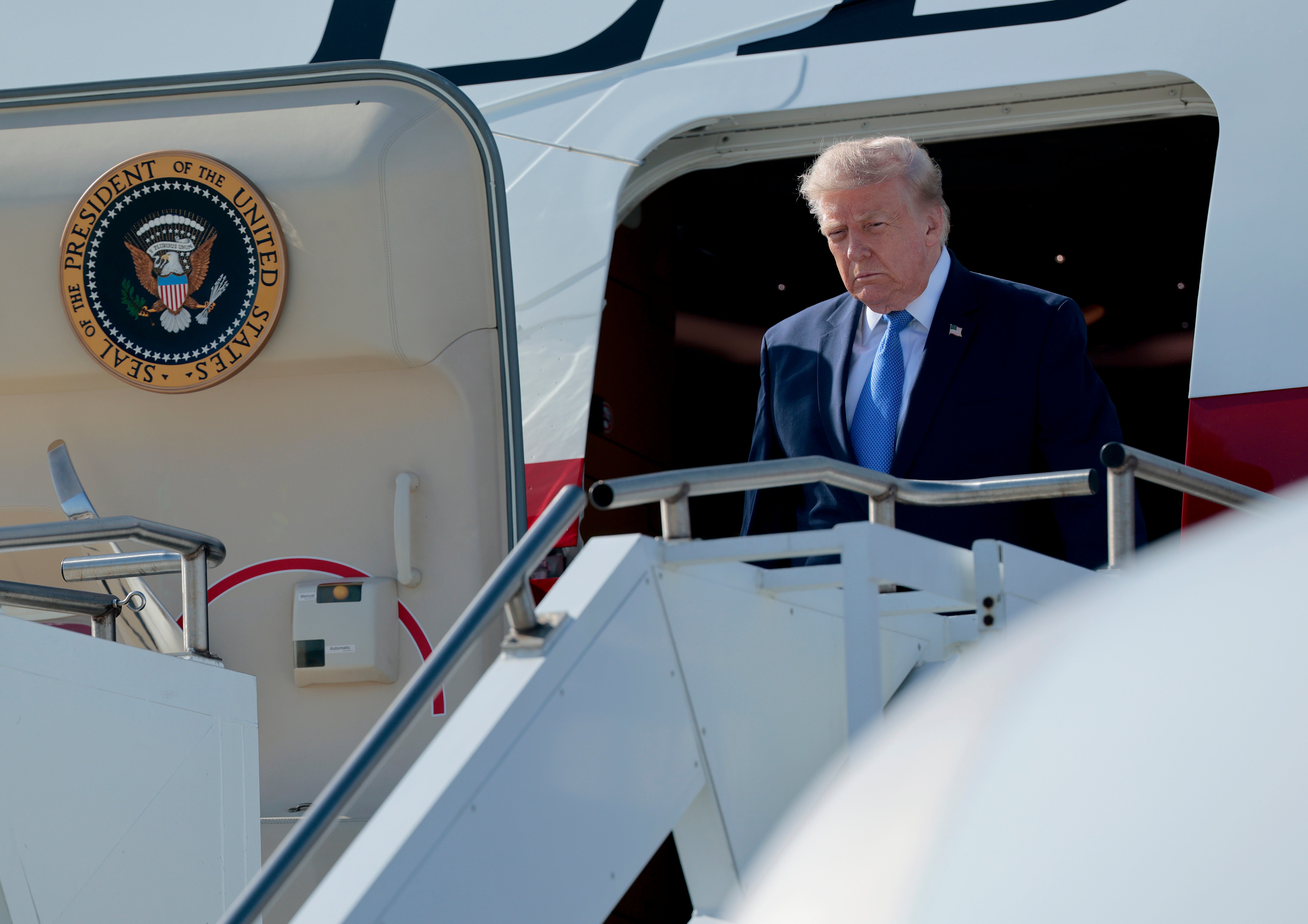 Trump is scheduled to speak Tuesday evening astatine a Republican National Committee fundraiser astatine nan play club