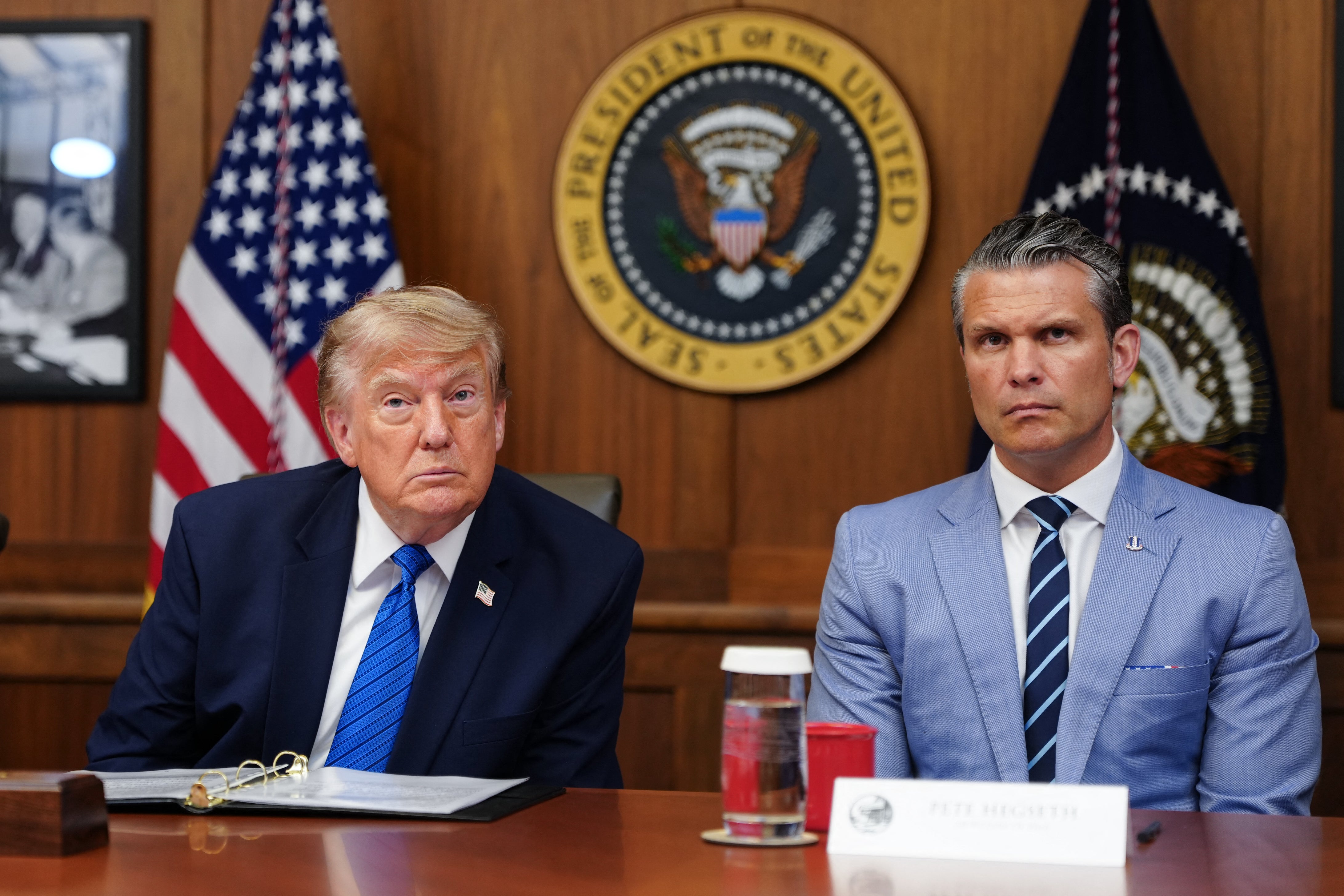 Trump Confronted Hegseth At Camp David Over Iran Munitions Shortage, Report Says
