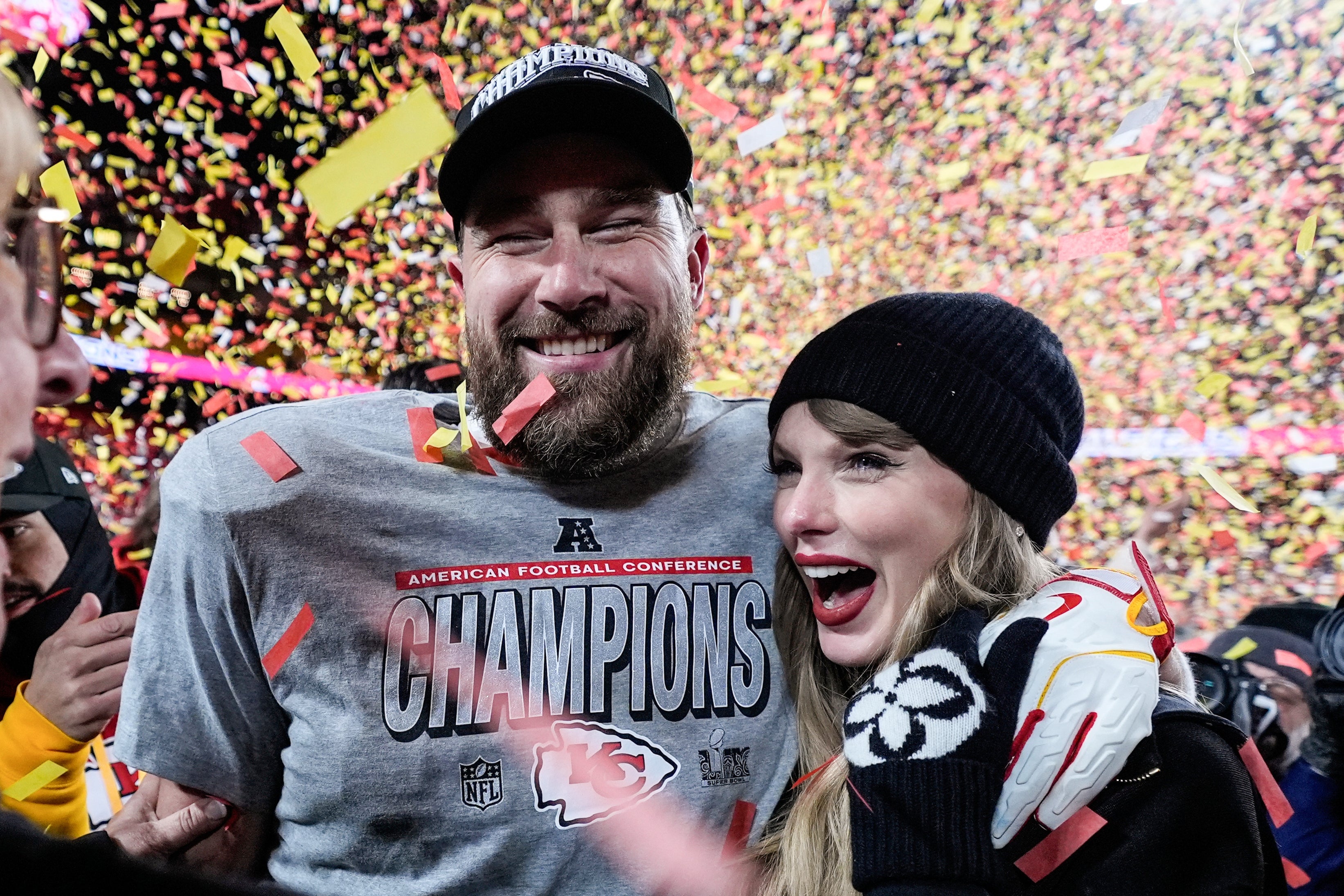 Travis Kelce and Taylor Swift’s wedding was officiated by Adam Sandler