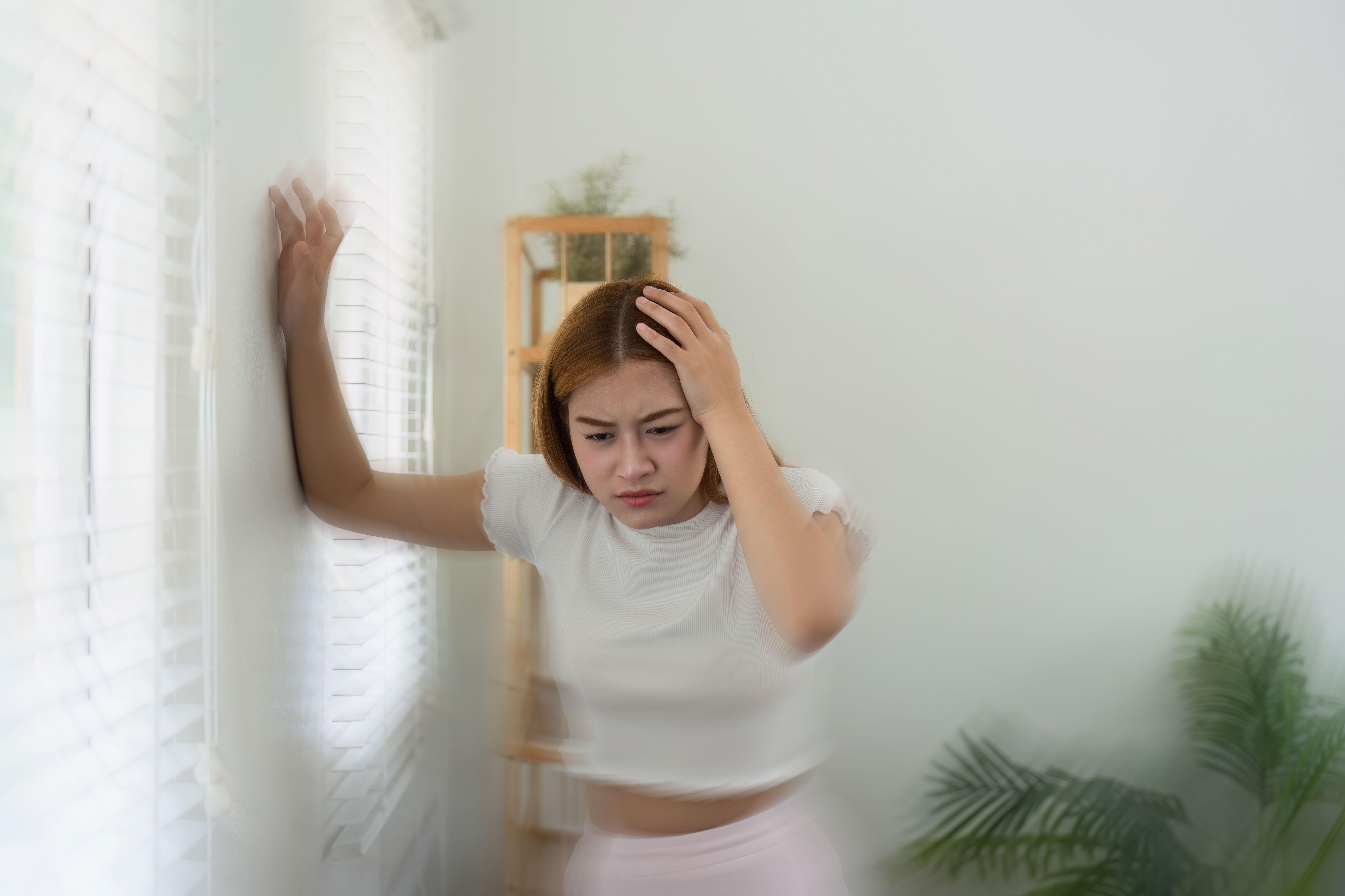 Some people also experience aura: temporary changes in vision or other sensations