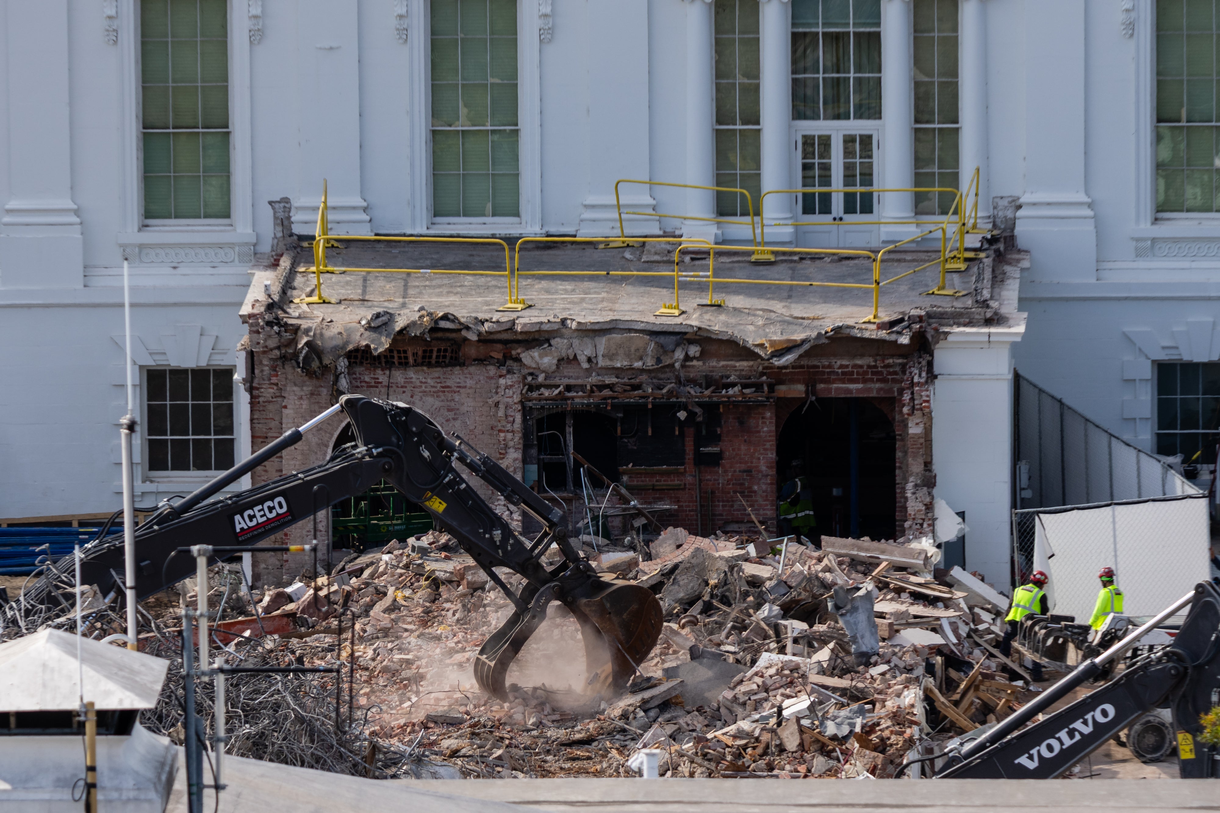 Trump calls ballroom construction ruling ‘horrendous' and demands Supreme Court overturn it