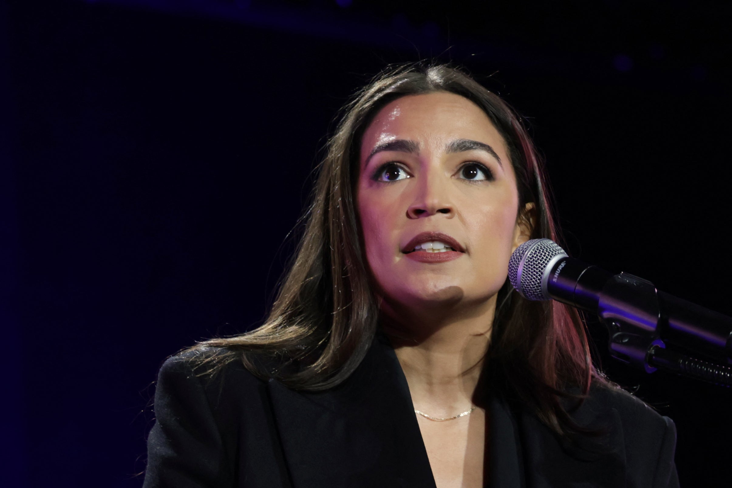 Representative Alexandria Ocasio-Cortez is nan apical imaginable to go nan 2028 Democratic statesmanlike nominee, according to Polymarket traders