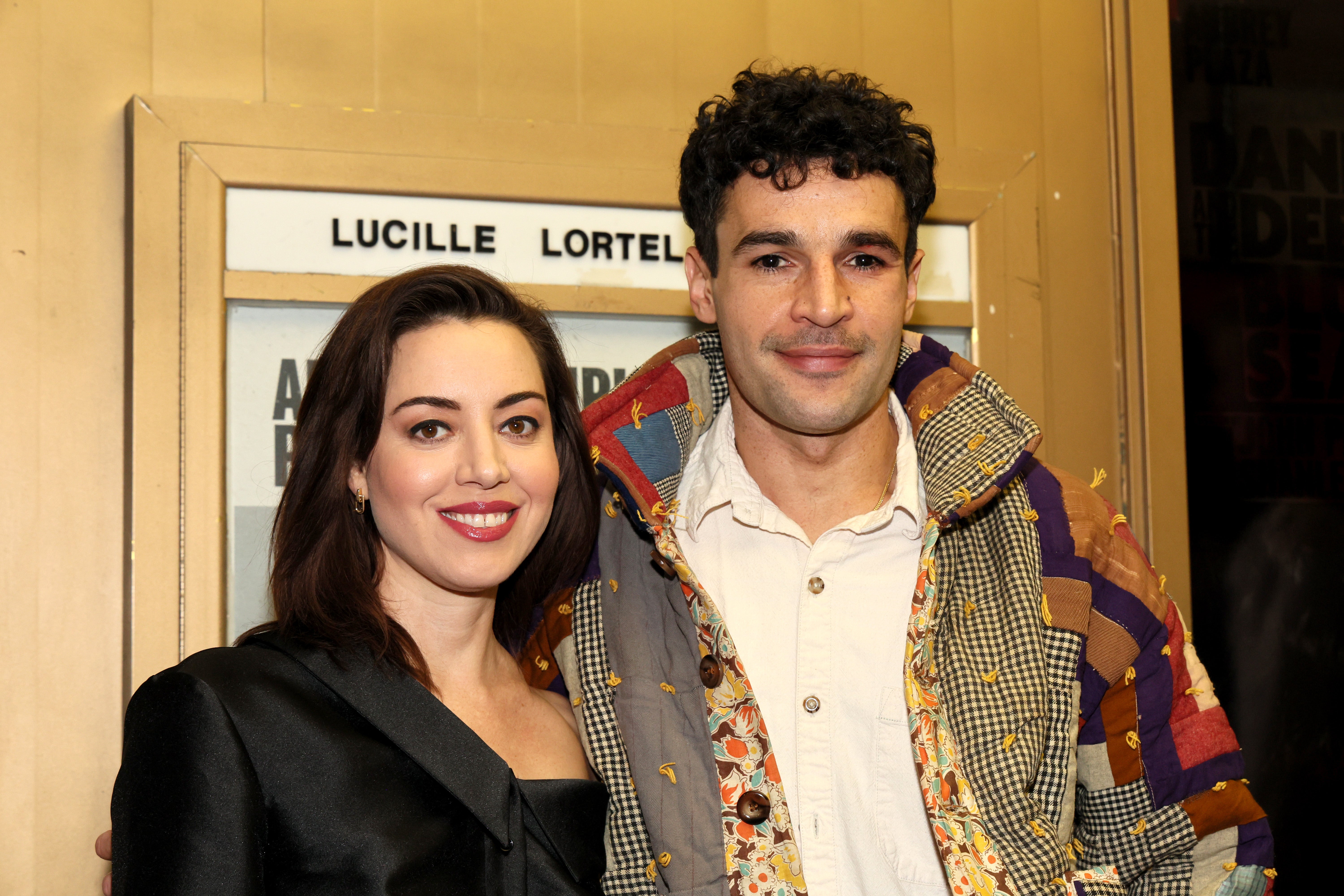 Aubrey Plaza and Christopher Abbott in 2023