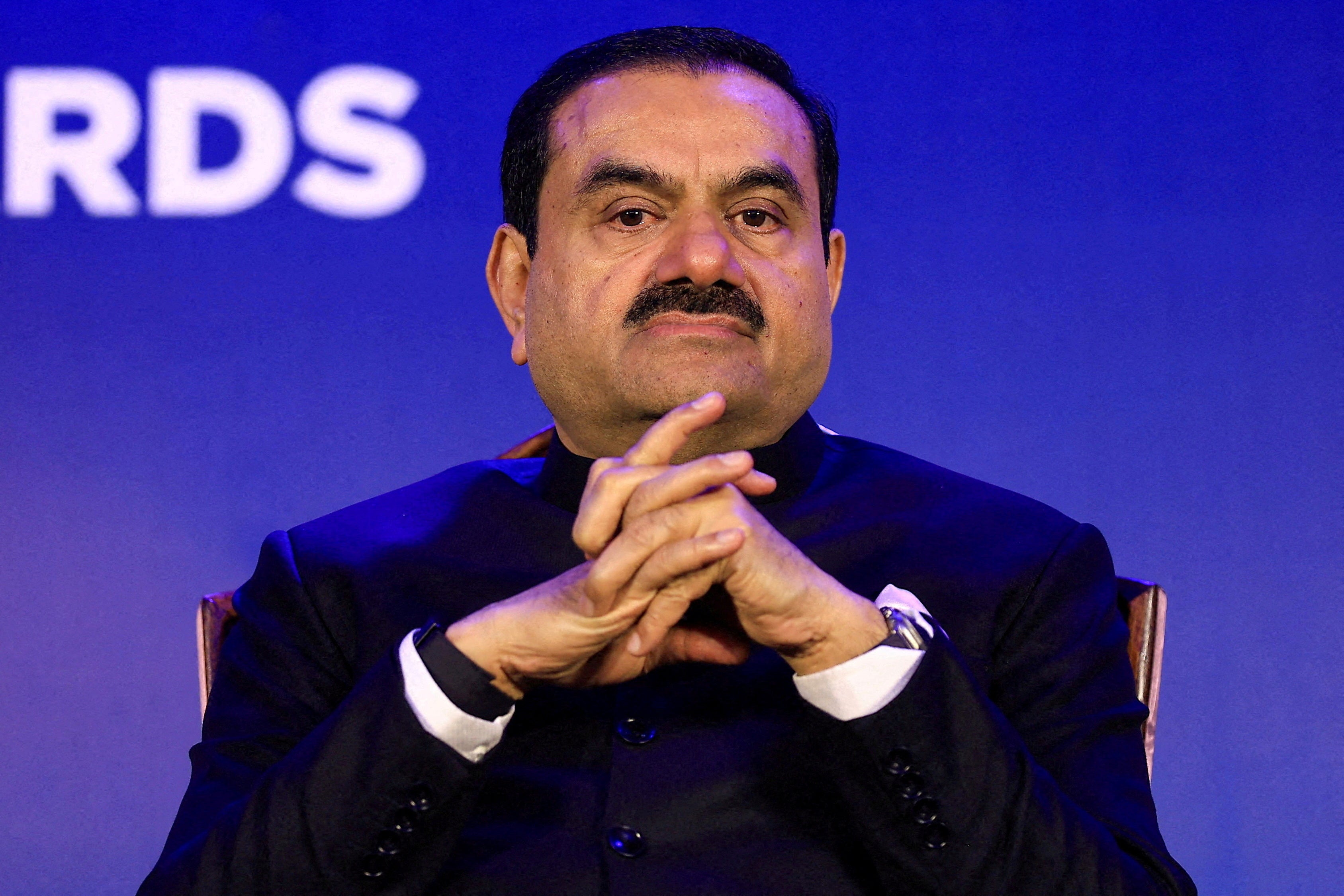 Indian billionaire Gautam Adani attends the 51st Gems and Jewellery Awards in Jaipur, India, 30 November 2024