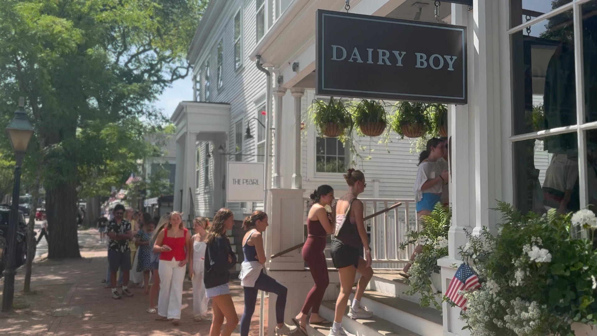 Paul's Dairy Boy shop regularly curates lines extracurricular its Nantucket boutique and is astatine nan halfway of a societal media civilization warfare astatine nan formation getaway