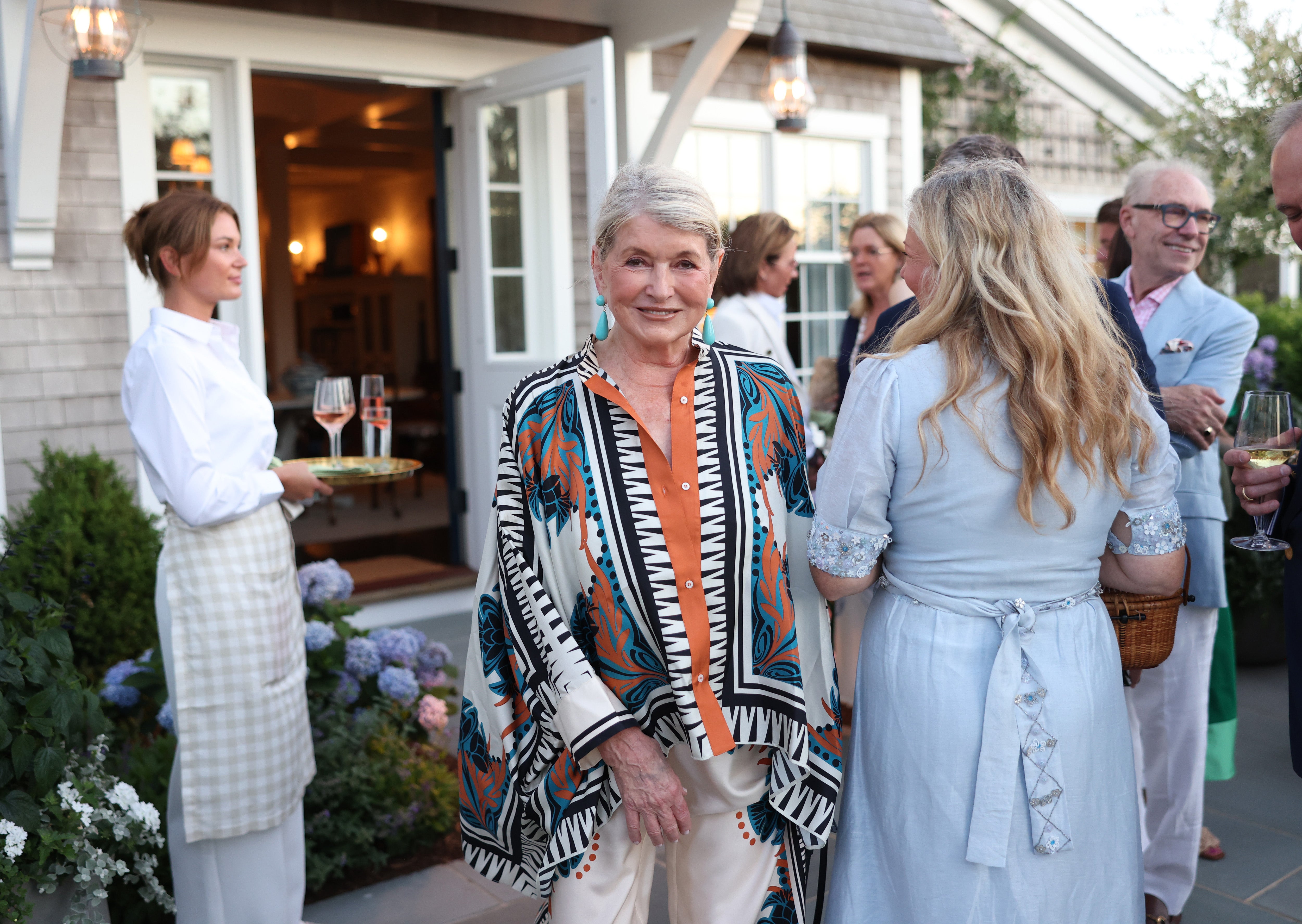 Nantucket is known to pull crowd-drawing events and pop-ups to nan island. Here, Martha Stewart attends her Nantucket by Design Dinner connected July 15, 2025