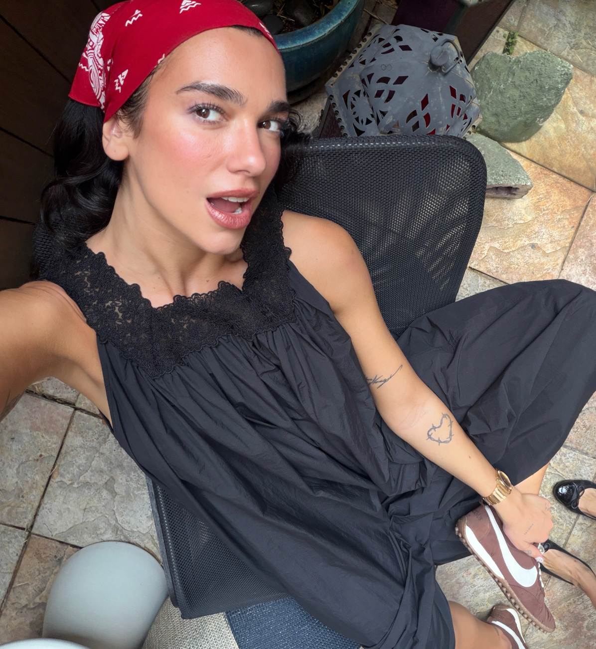 The bandana is back – and it's a nostalgic trend that actually helps in the heatwave