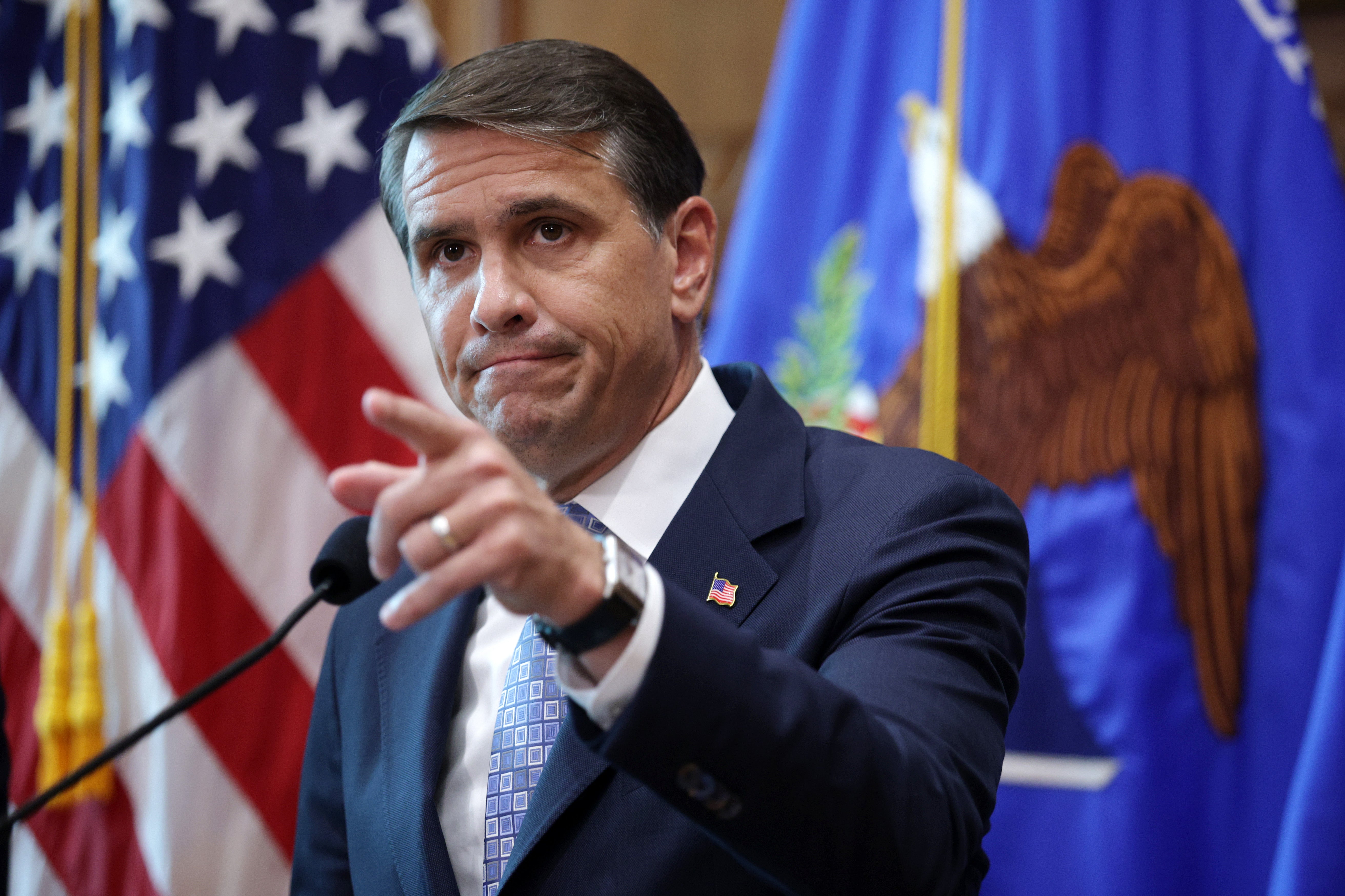 Todd Blanche Plays Coy On Reflecting Pool, Fauci And Weaponization Fund As He Makes First Appearance As Attorney General