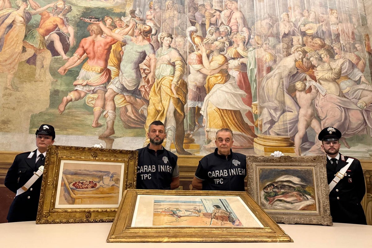 Italian police recover stolen paintings worth millions taken in daring heist