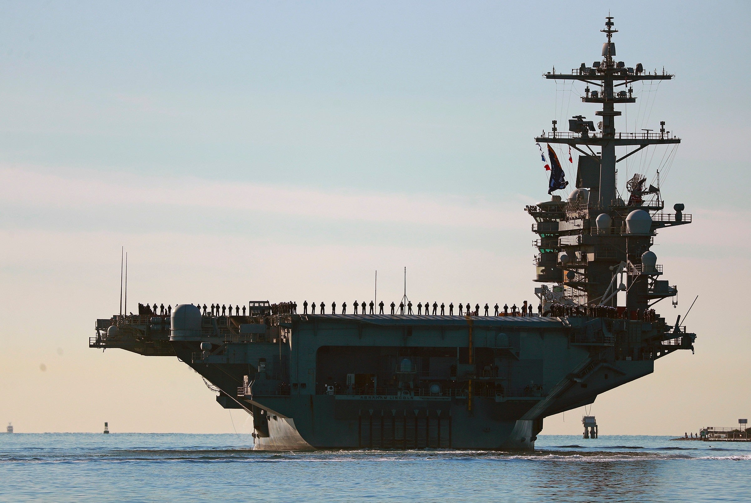 USS Lincoln sailor's wife calls Trump's comments ‘infuriating'