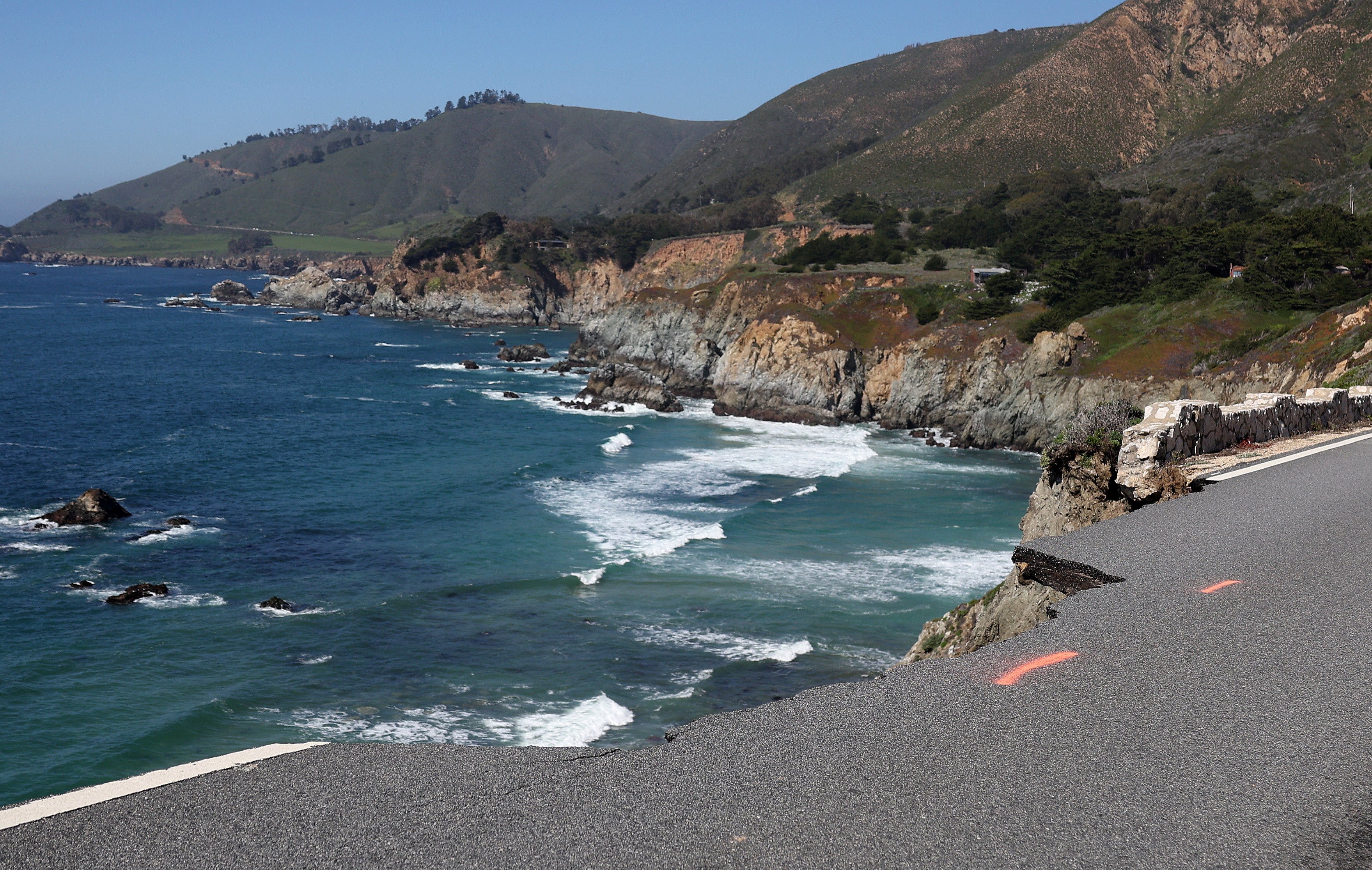 A fabled highway brought the tourists back to Big Sur. Californians say it's just too much