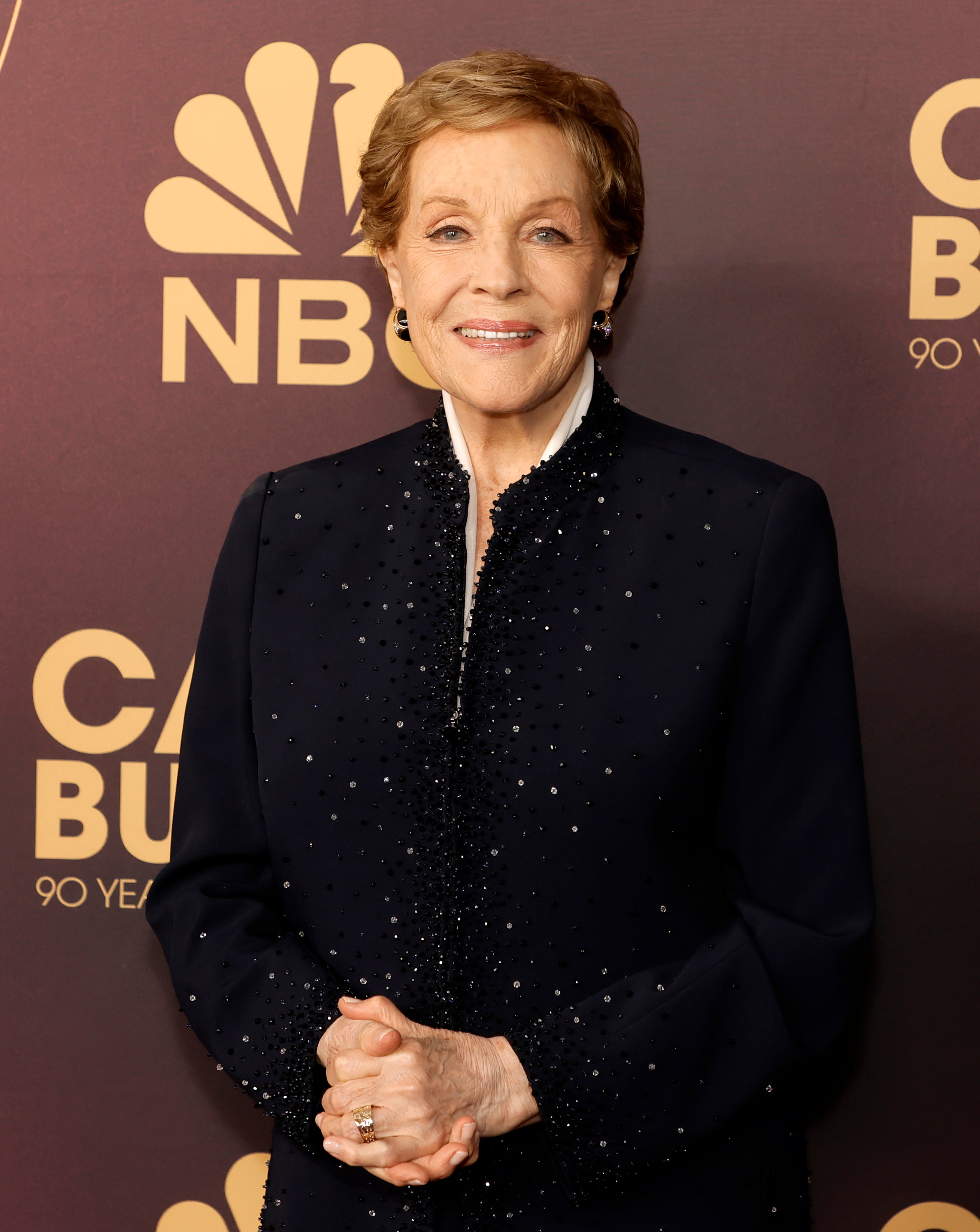 Andrews (pictured in 2023) has shifted away from on-screen acting to voice-over work