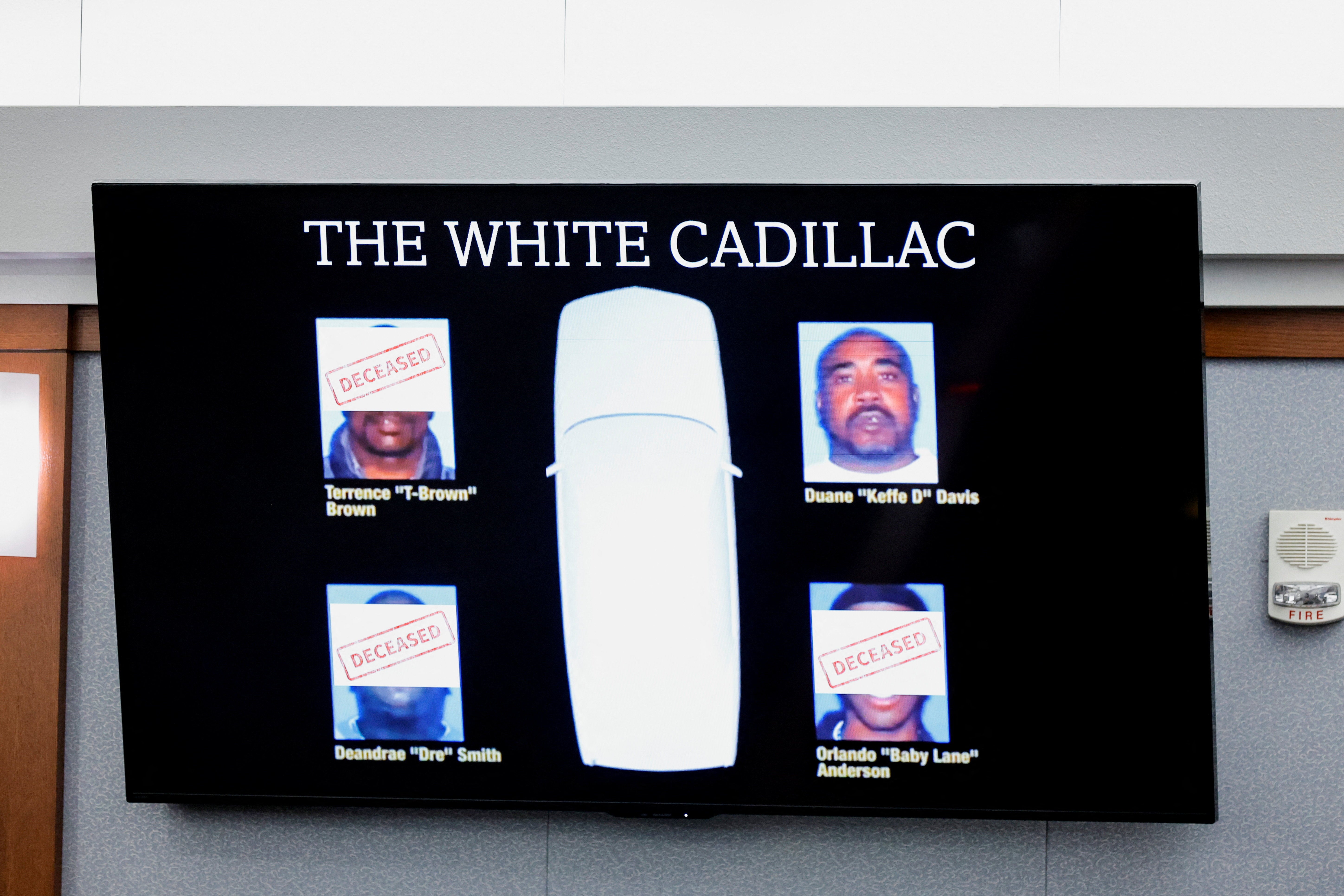 The other three men riding in the Cadillac have all died in the years since
