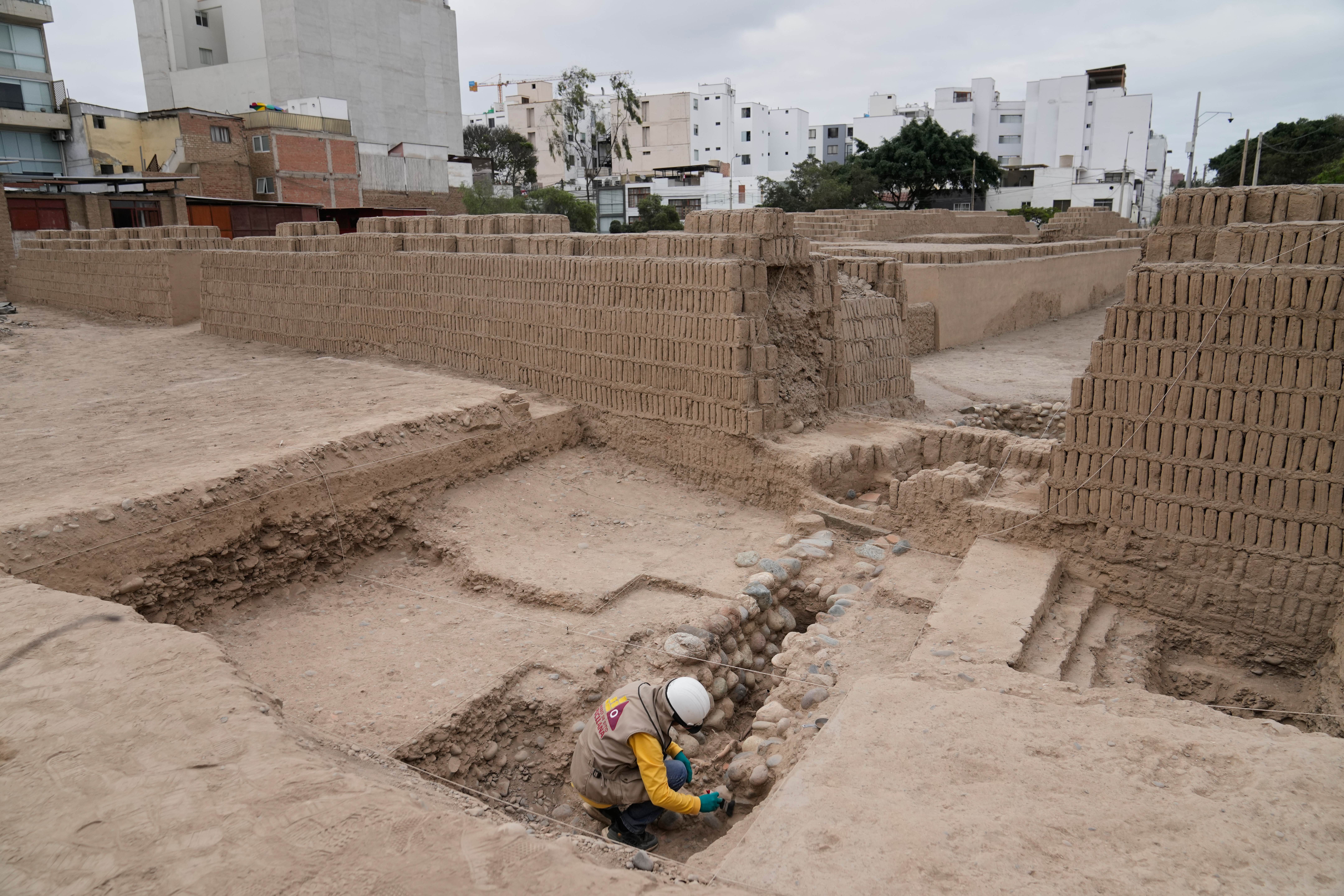The Huaca Pucllana archaeological site