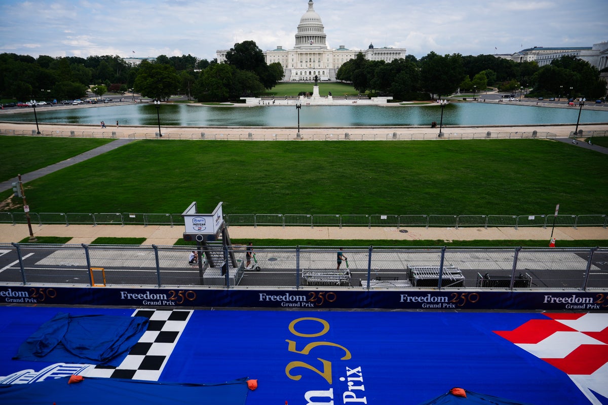 Trump overhauls streets of DC to prepare for Freedom 250 Grand Prix racetrack
