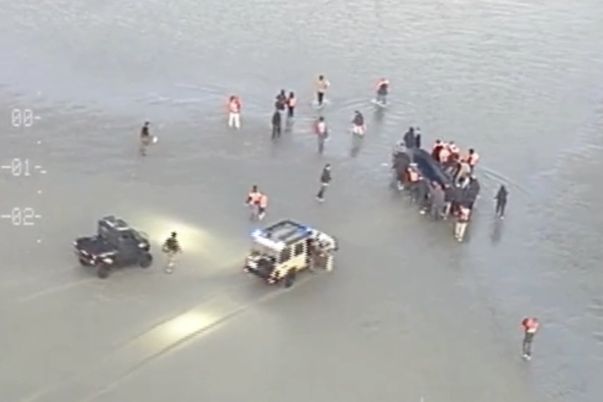 French police slash migrant boat after clash on Channel beach