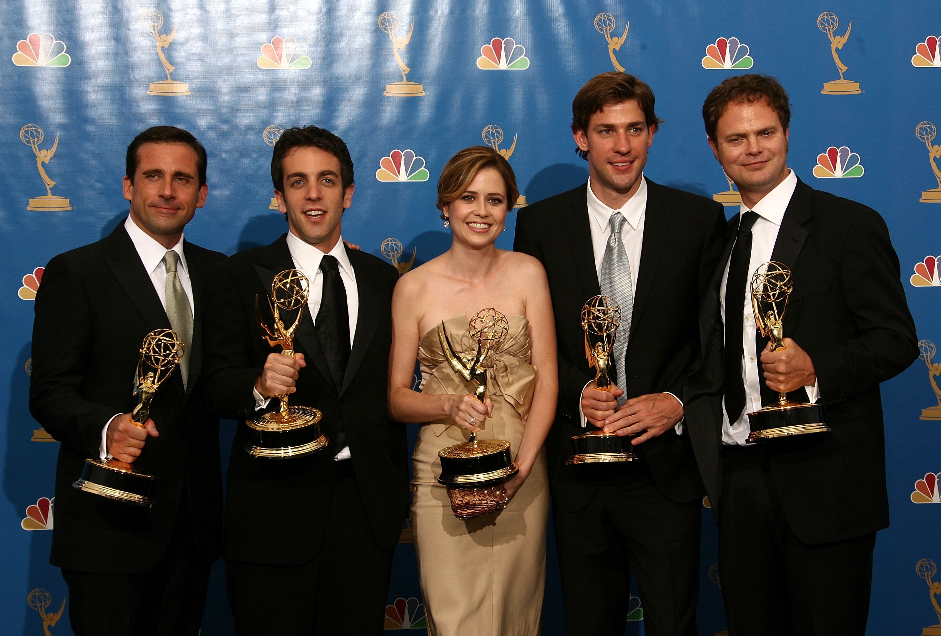 Steve Carell, B.J. Novak, Jenna Fischer, John Krasinski and Rainn Wilson all won Emmy Awards in 2006 for 'The Office'