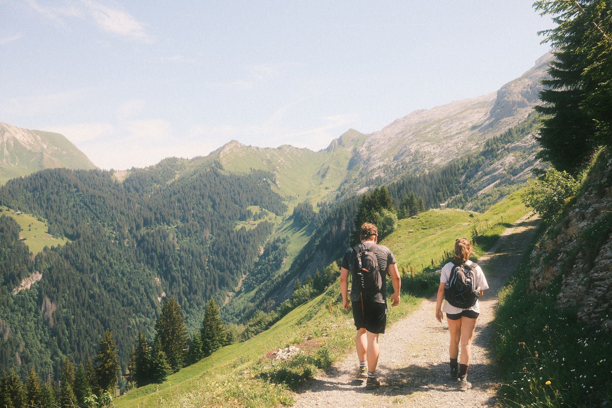 <p>The route took Jake through areas best known for their limestone peaks</p>