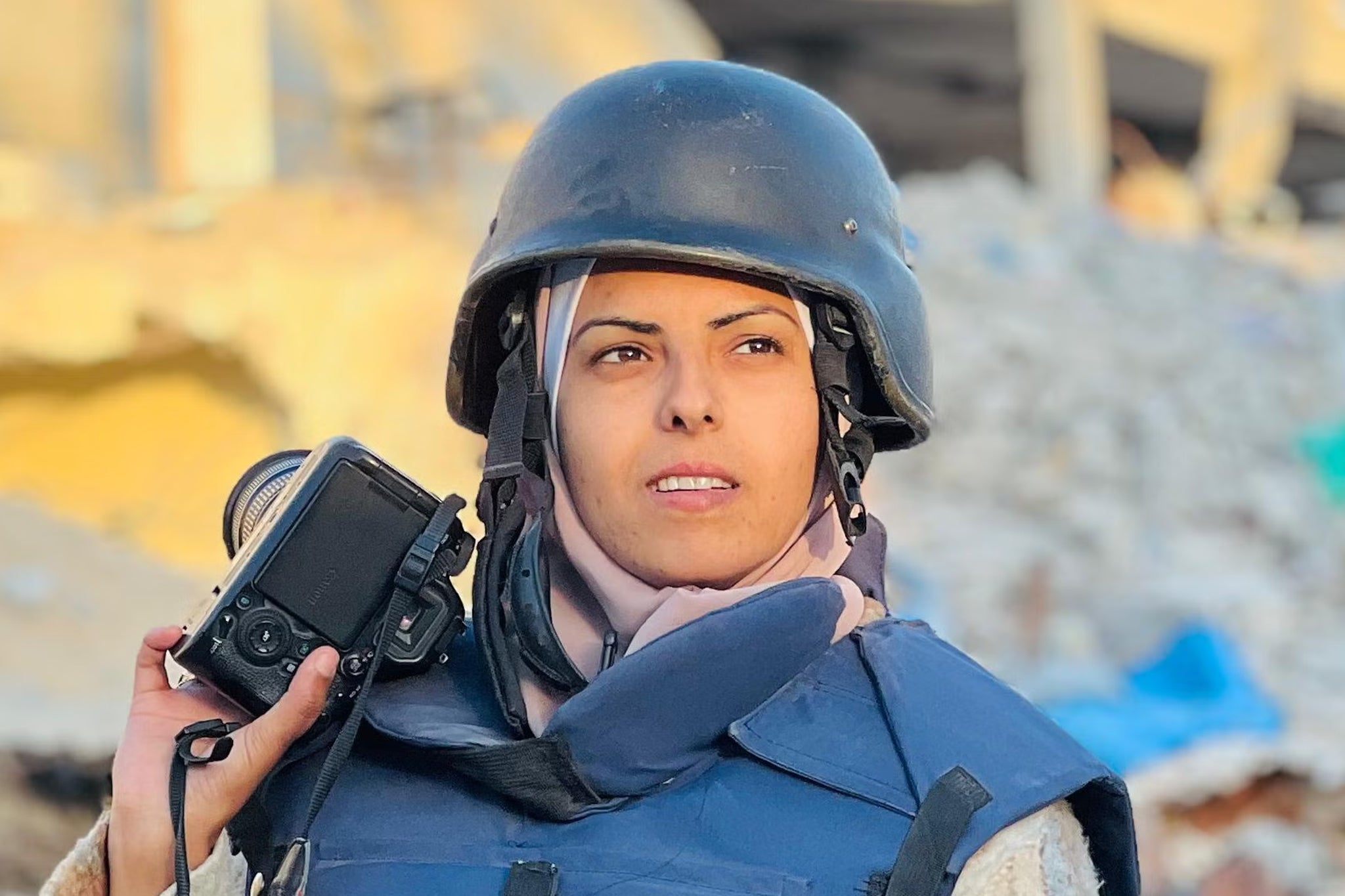 <p>Mariam Abu Dagga was a widely respected journalist working in Gaza</p>