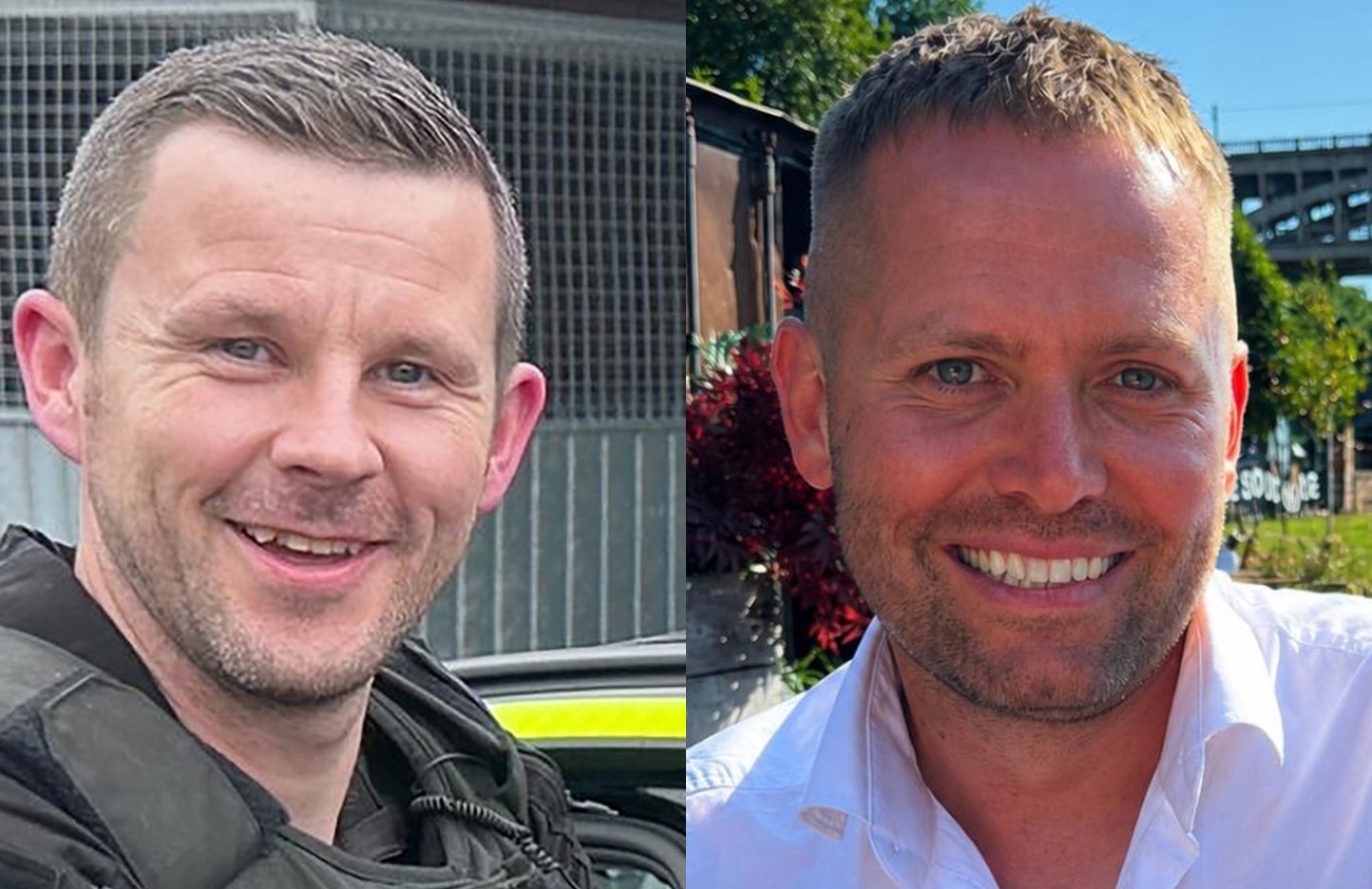 Families pay emotional tribute to police officers killed in A66 crash