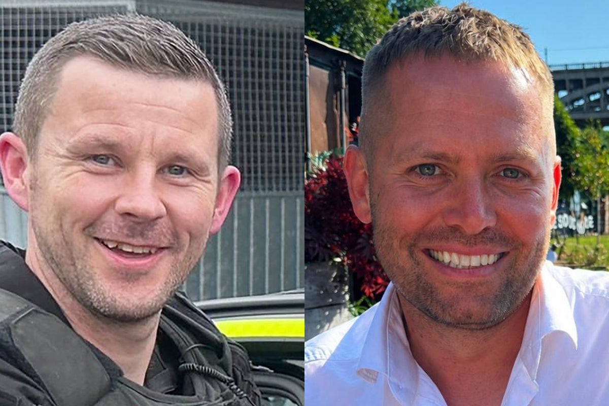 Families pay emotional tribute to police officers killed in A66 crash