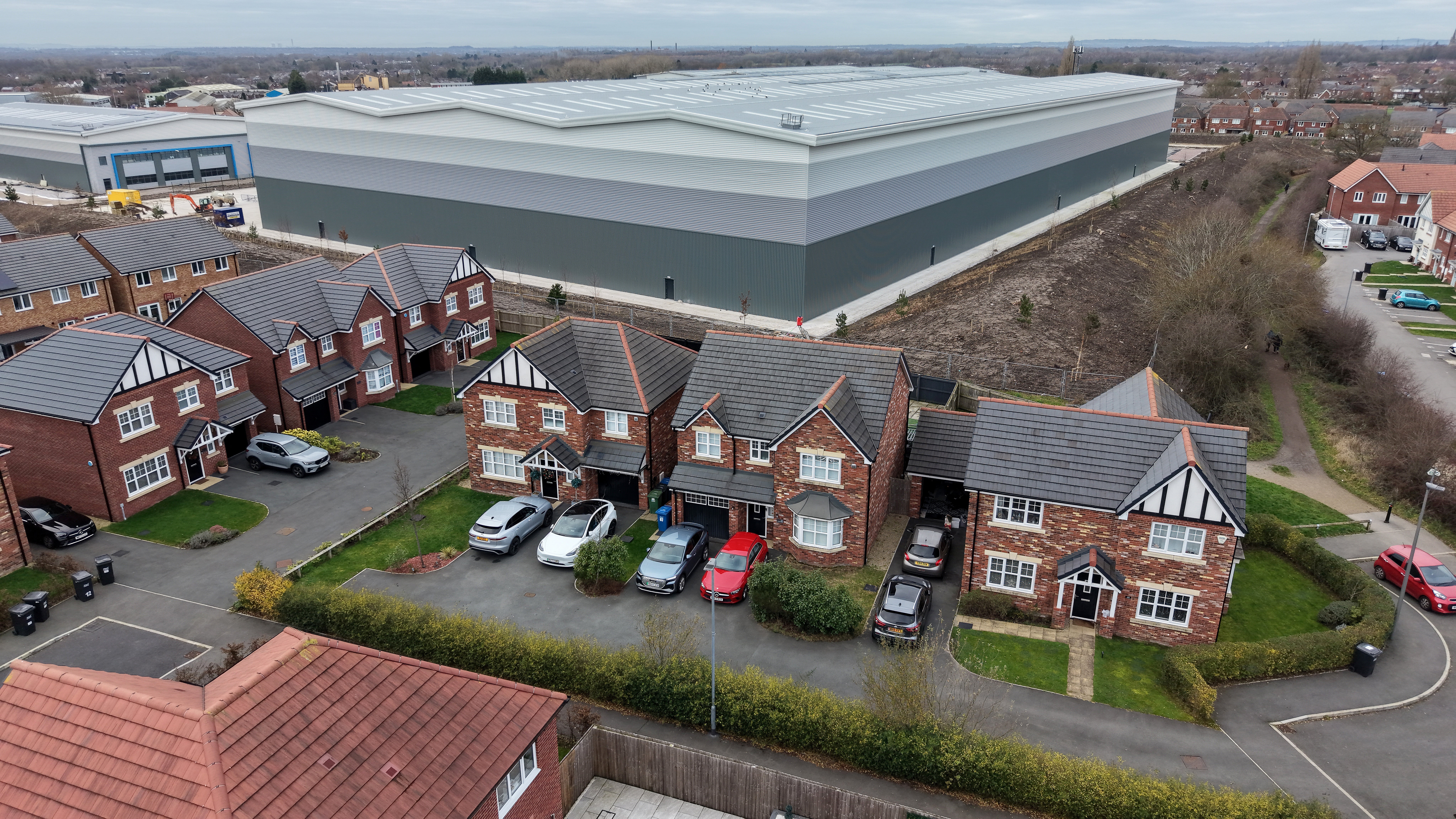 Life on the estate dominated by warehouses: ‘Its like sleeping in motorway services’