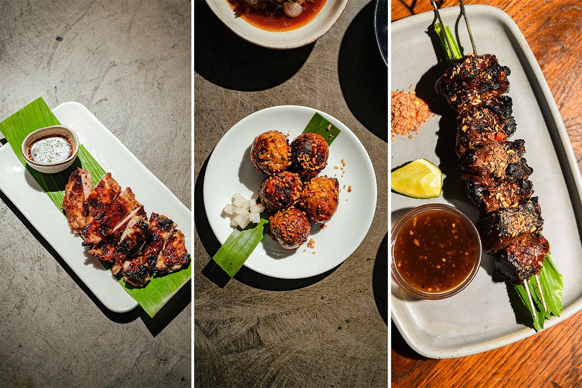 Thai barbecue recipes from Khao Bird: Chicken, pork and meatballs Thai barbecue recipes from Khao Bird: Chicken, pork and meatballs
