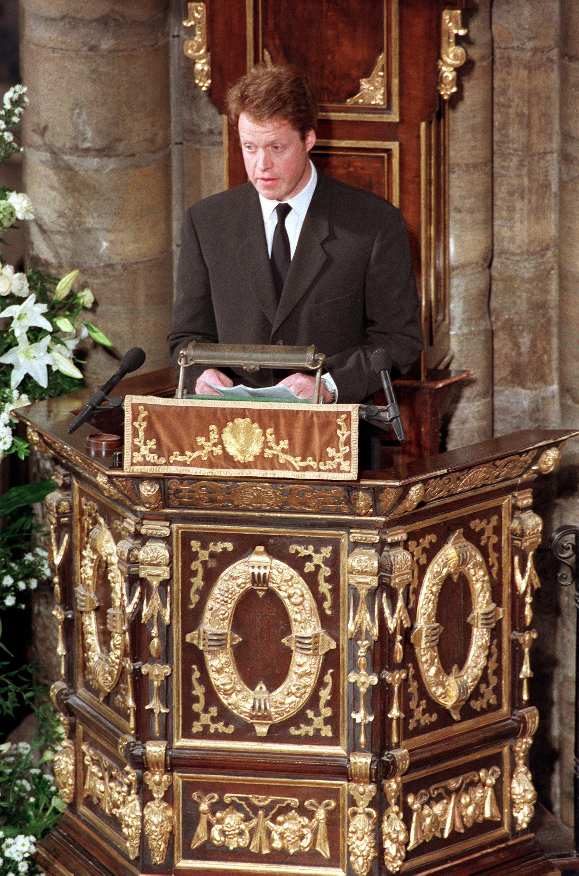 Earl Spencer delivered a eulogy at Diana’s funeral in Westminster Abbey (John Stillwell/PA)