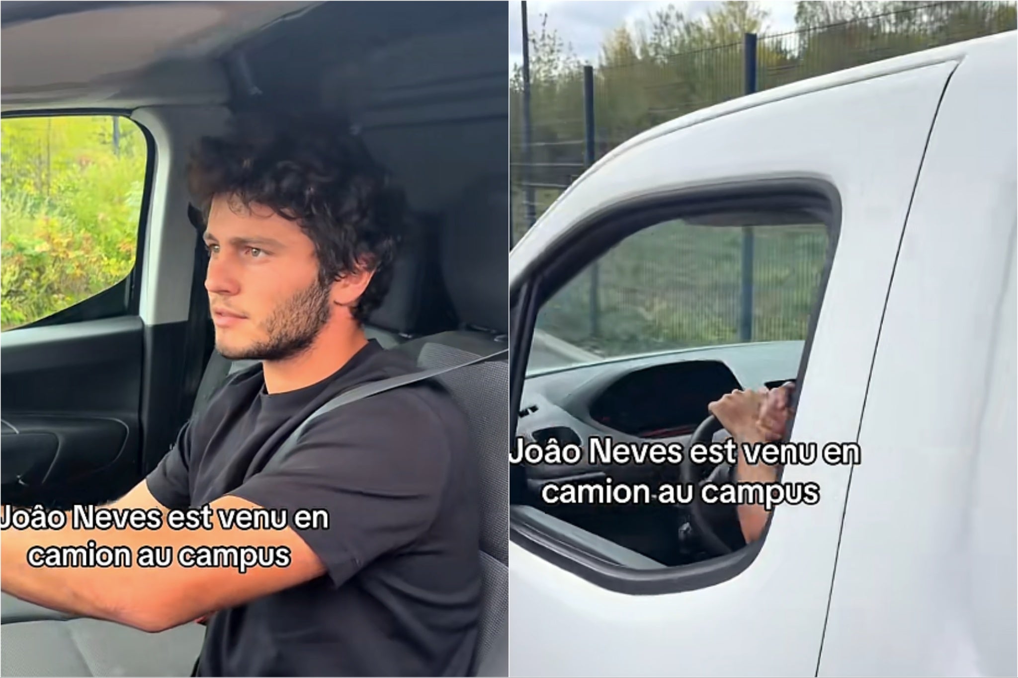PSG midfielder João Neves has stunned fans after arriving at training in a surprisingly modest vehicle