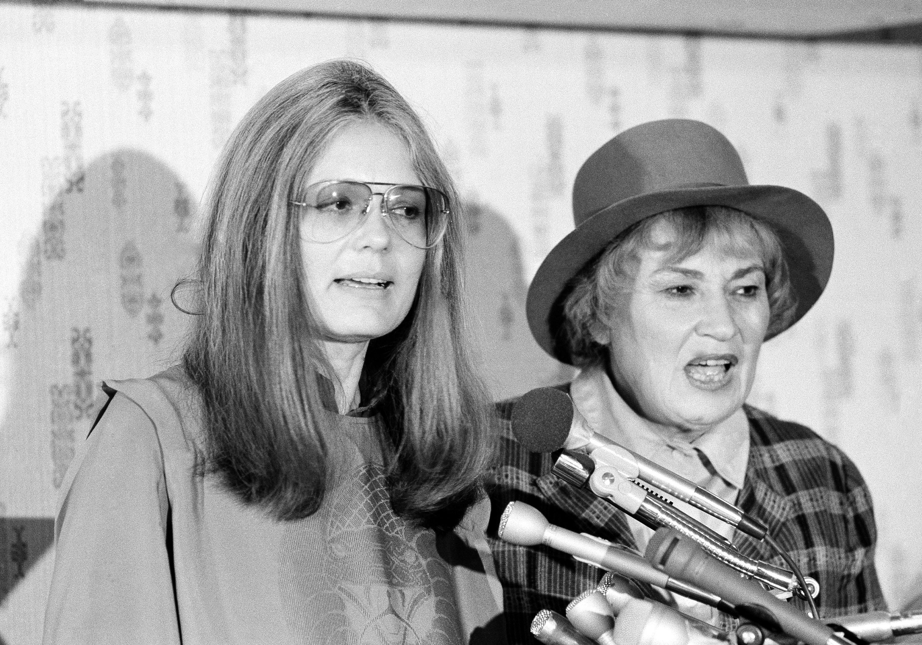 Tributes to Steinem (left) have poured in