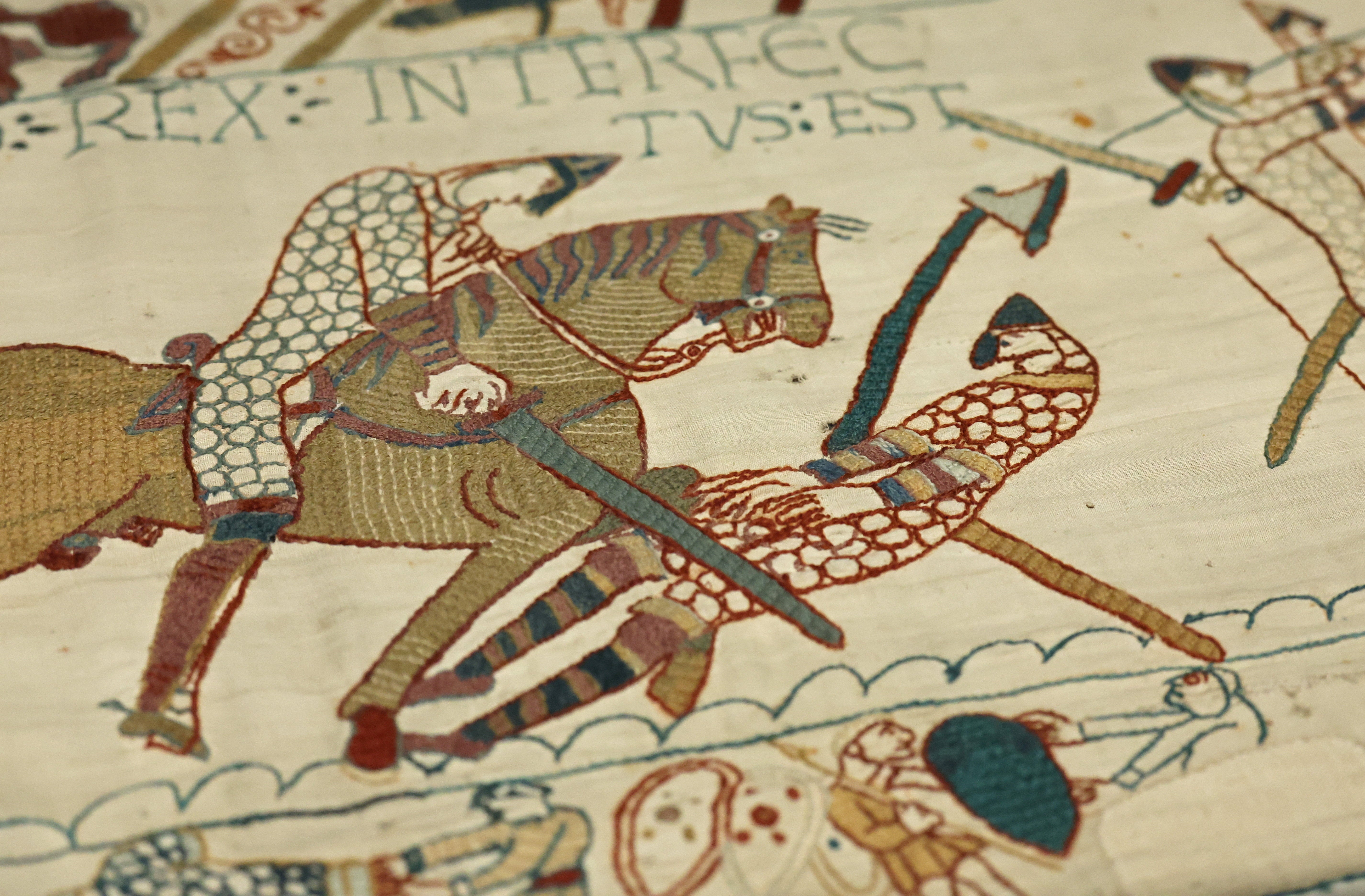 Bayeux Tapestry goes on public display at the British Museum