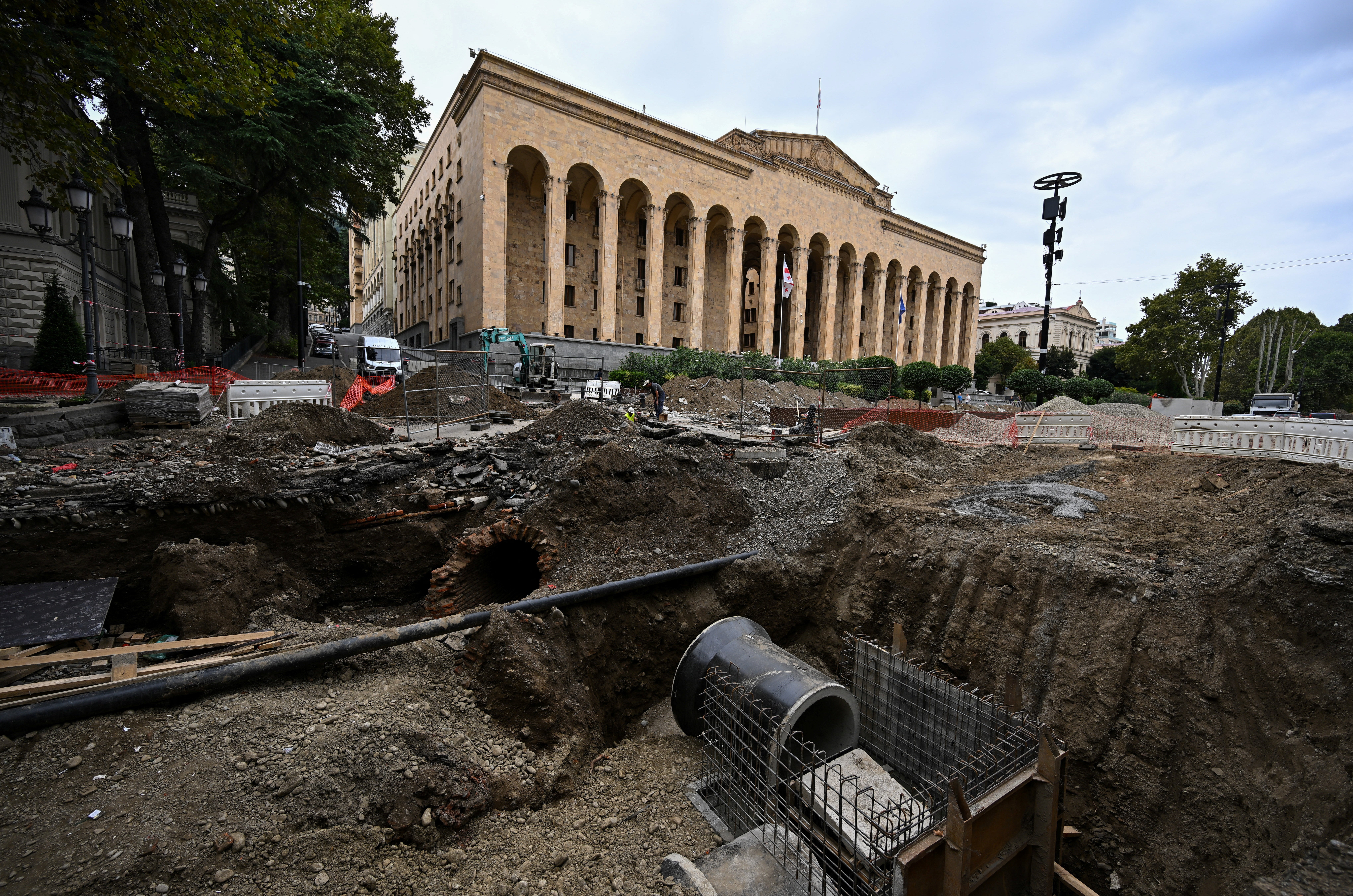 Archaeologists unearth 10th-century trove during roadworks in Georgia's capital