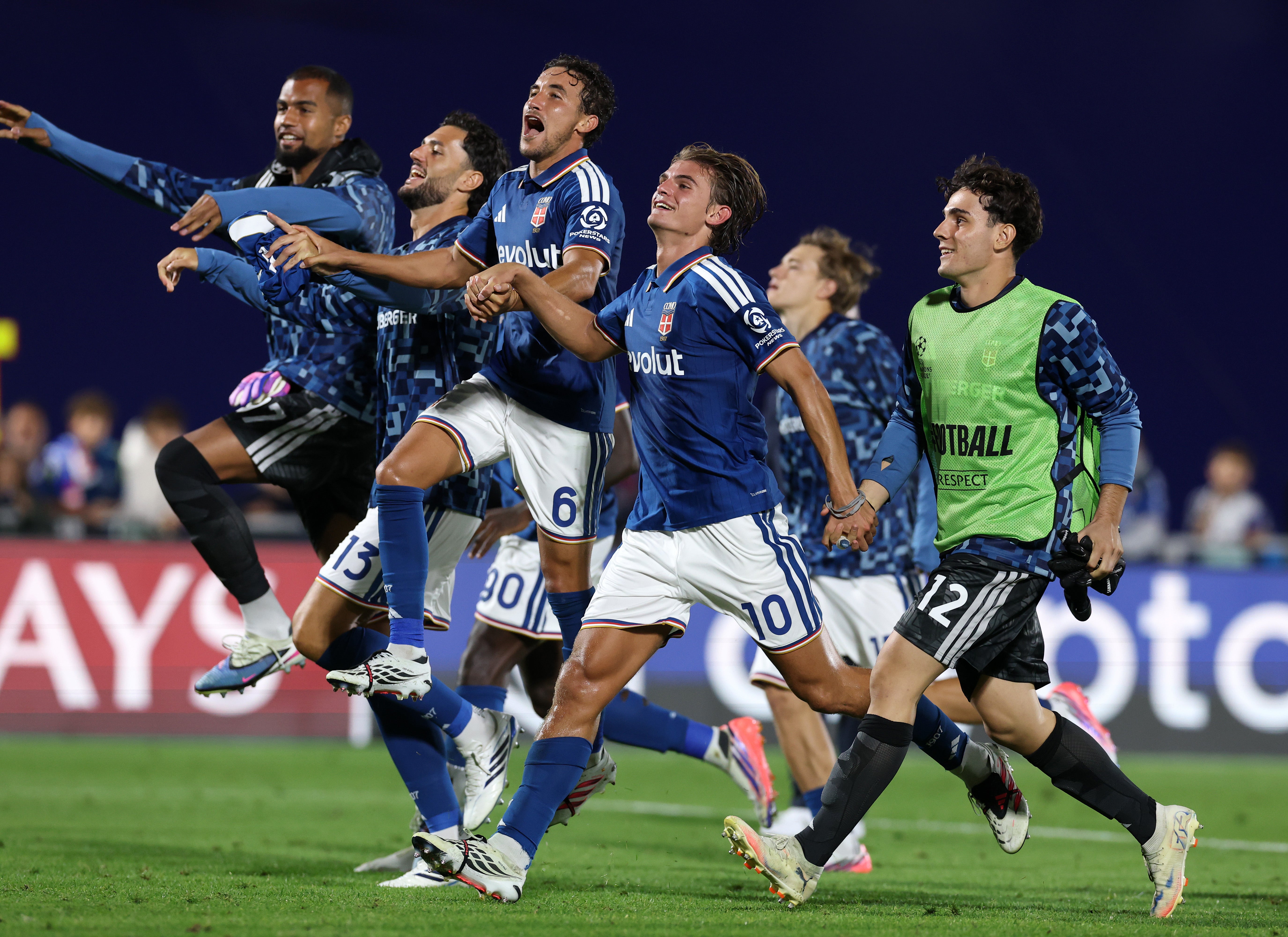 Como celebrate dream Champions League debut as Bayern Munich run rampant against Bodo/Glimt Copy link Bookmark Go to comments Bookmark popover Removed from bookmarks Como enjoyed a brilliant debut in the Champions League ( Getty )