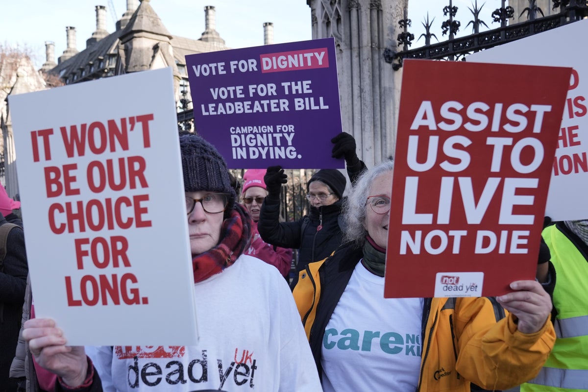 Watch live: MPs vote on assisted dying as Bill returns to parliament