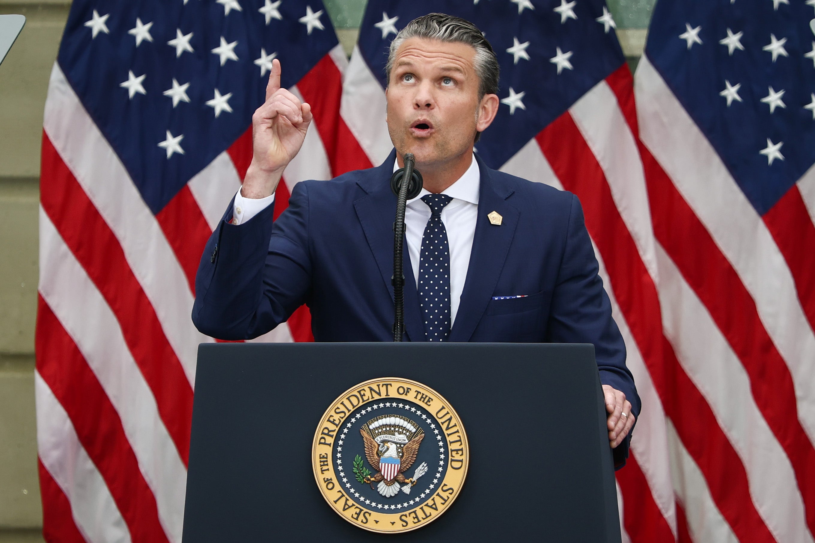 Pete Hegseth can't read the room in 9/11 Pentagon tribute ... to Trump