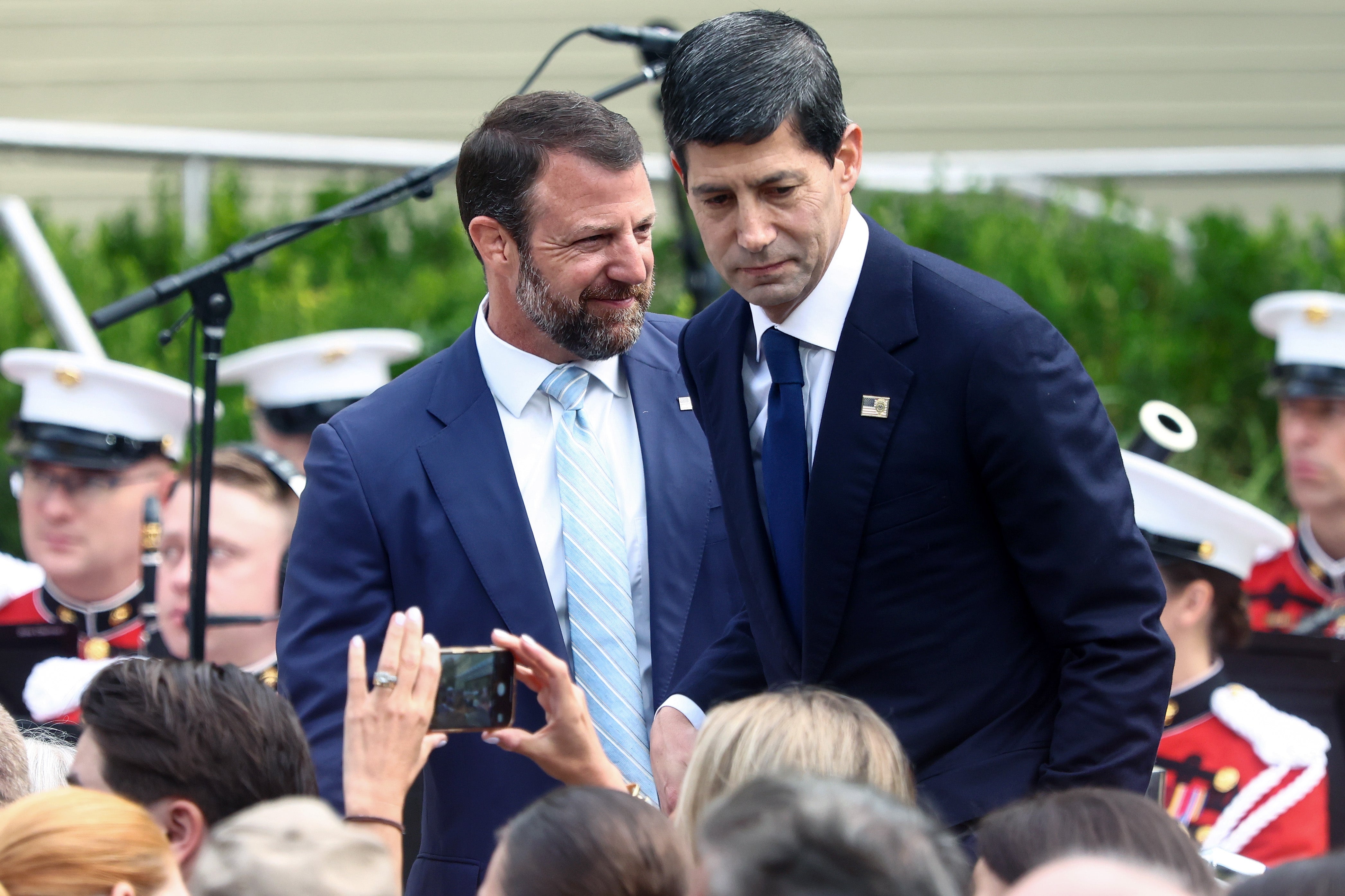 DHS Secretary Markwayne Mullin uses his 9/11 speech to rail against sanctuary cities Copy link Bookmark Go to comments Bookmark popover Removed from bookmarks 9/11 widow calls out US politicians to their faces for protecting Saudi Arabia