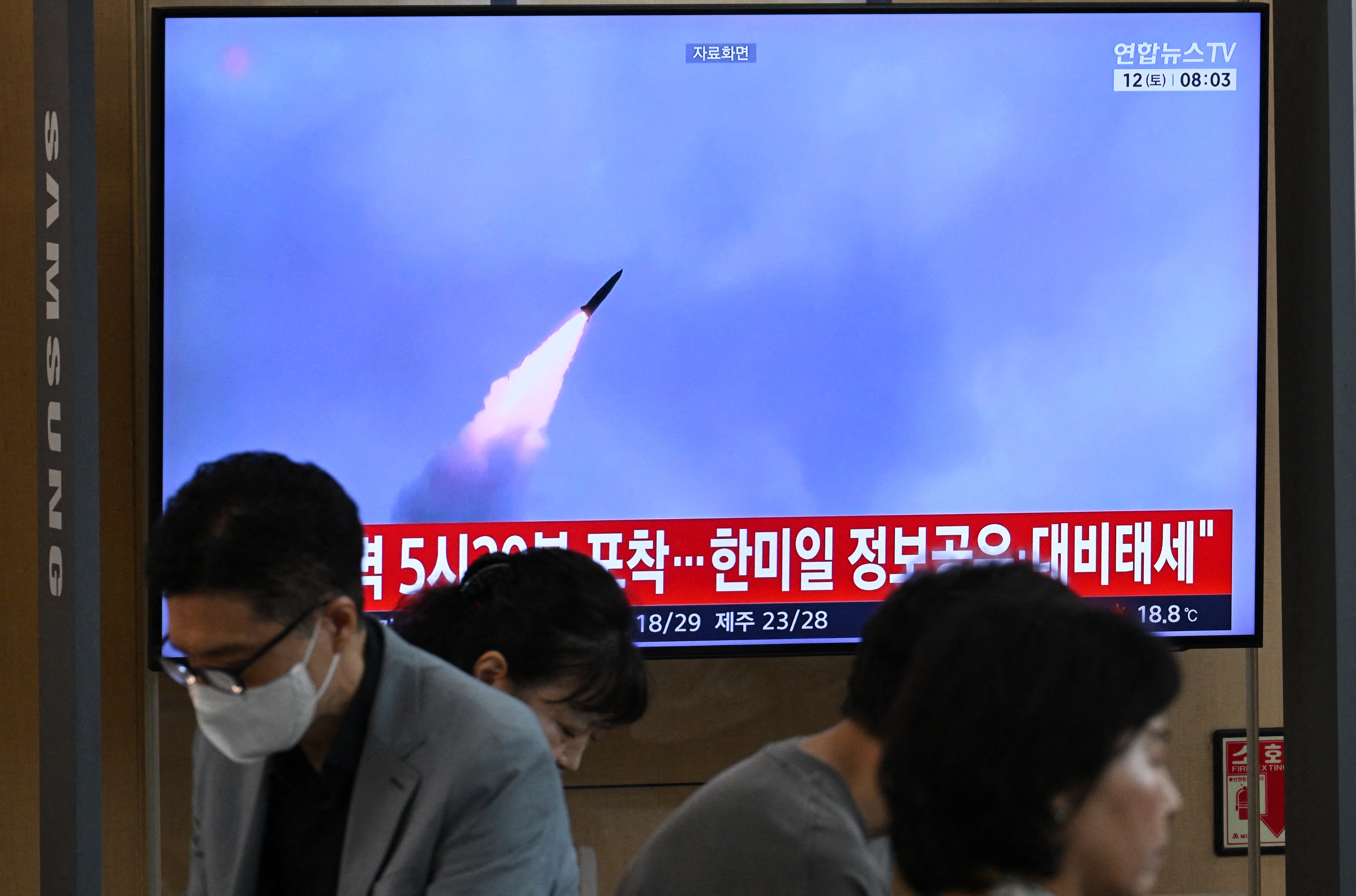 North Korea fires ballistic missiles after calling US-South Korea-Japan military drills ‘provocative'
