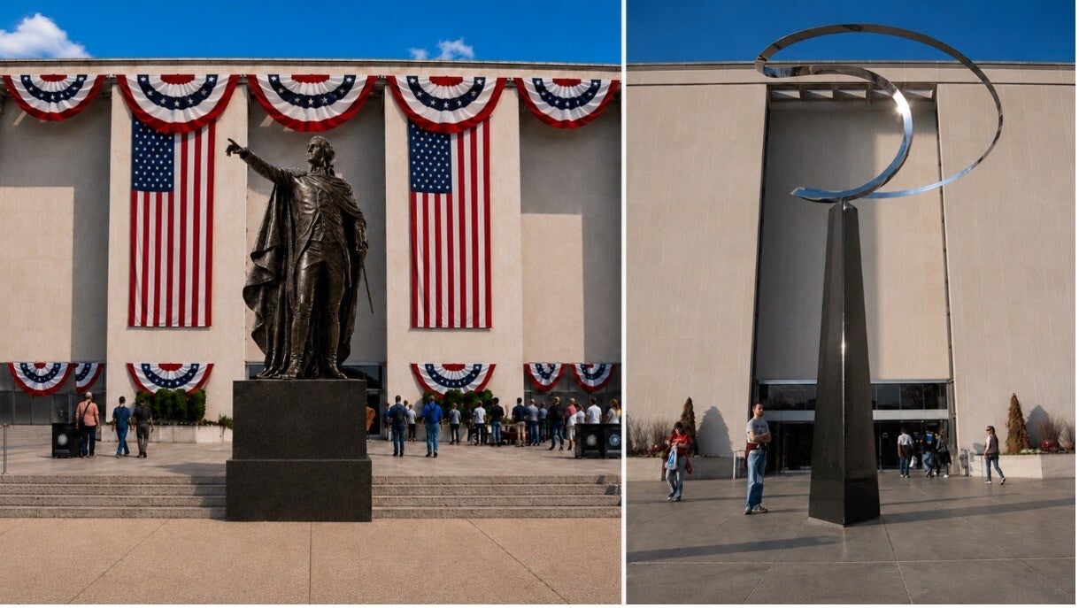 Trump plans yet another facelift for Washington with giant statue of this president Copy link Bookmark Go to comments Bookmark popover Removed from bookmarks Trump lands in Ireland ahead of political meetings and golf