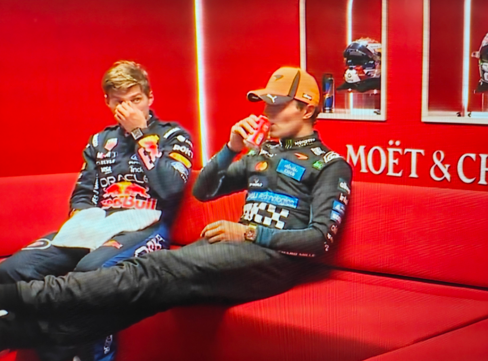 Norris fires back after being told he can’t drink Coca-Cola: ‘I just did a race’