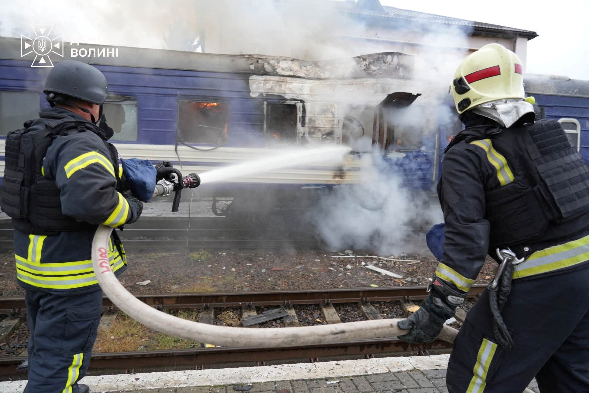 Ukraine-Russia war latest: Boris Johnson condemns Putin's ‘warped logic' after his train escapes drone attack