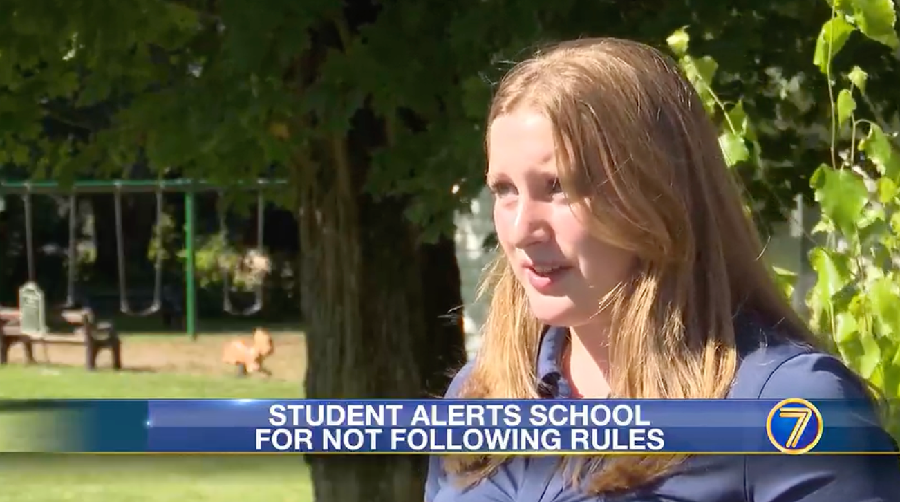 High school student suspended on first day of class for refusing to throw out cup of coffee