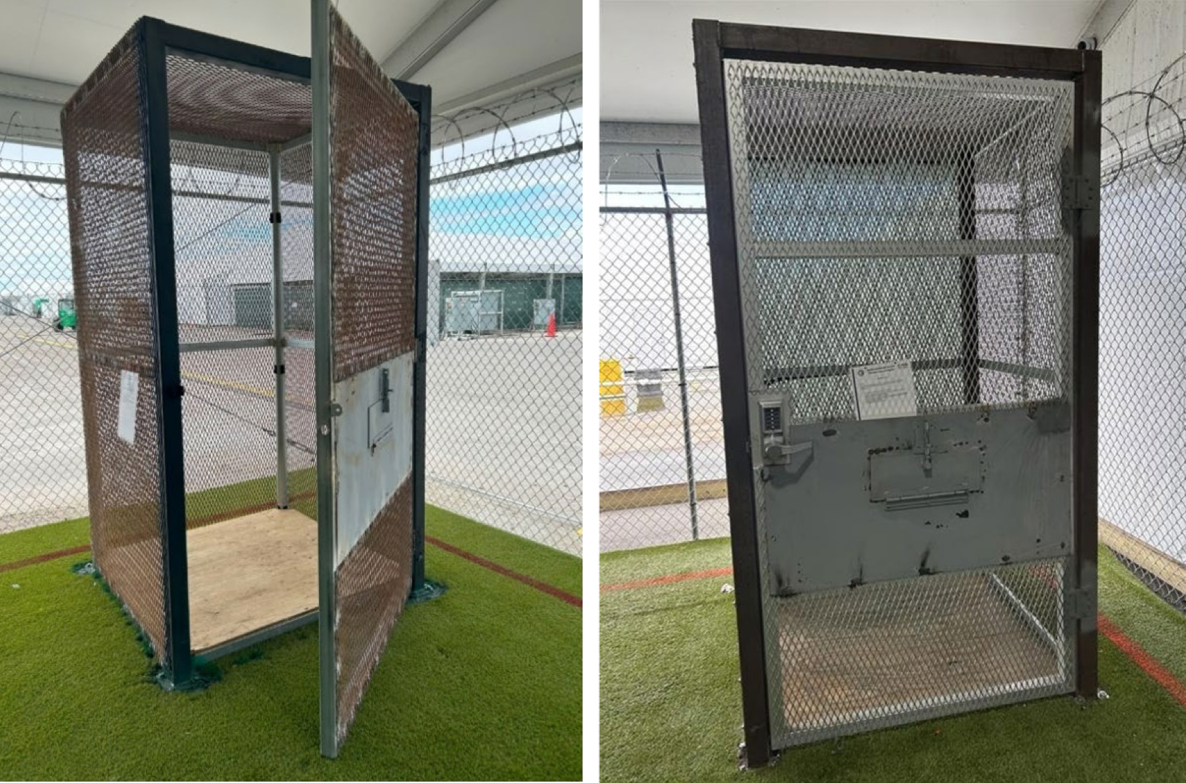 Alligator Alcatraz held immigrants in phonebooth-sized cages to ‘manage their emotions,' watchdog finds