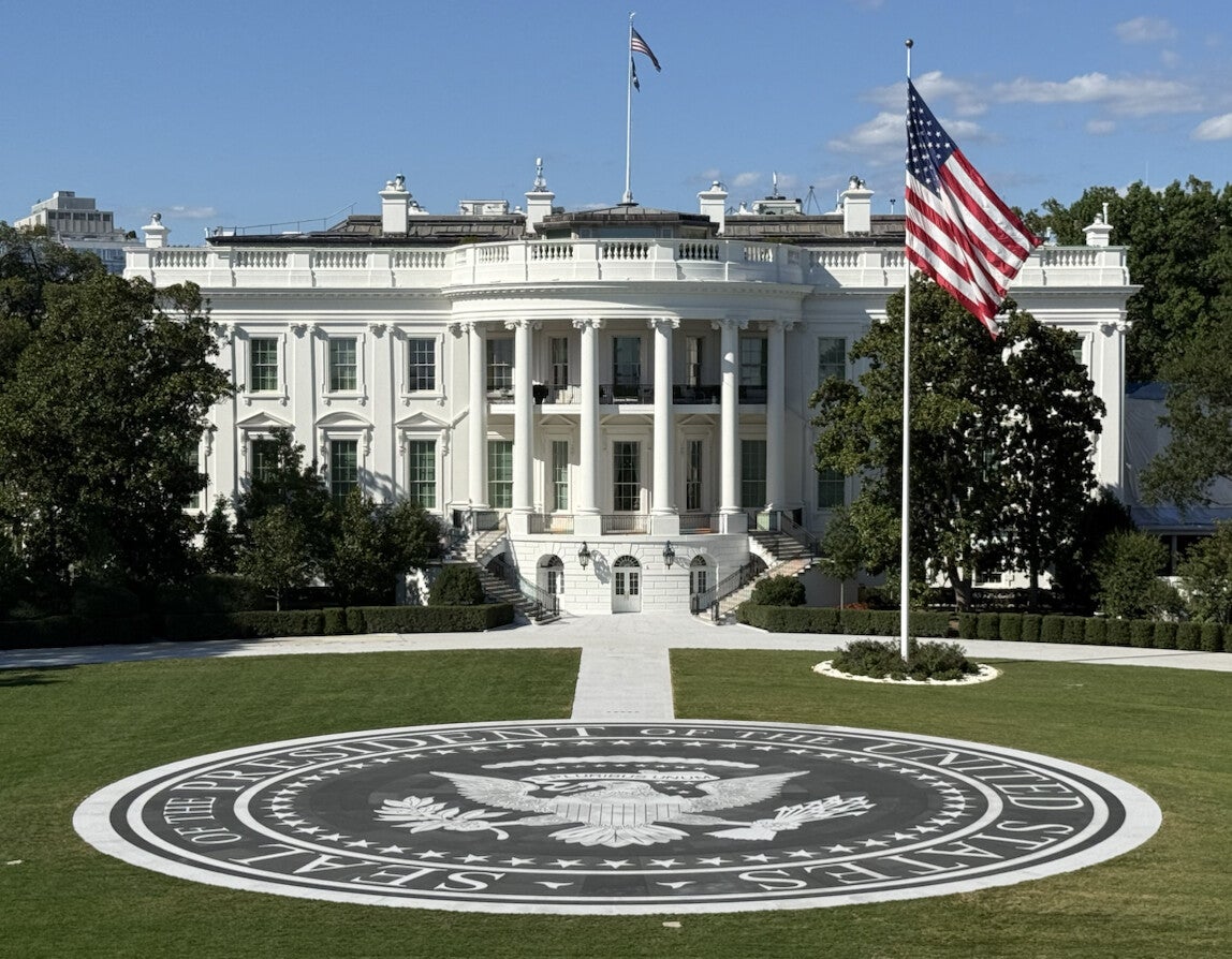 Trump boasts that he's turning the White House into a ‘palace' as he gushes over his new helipad