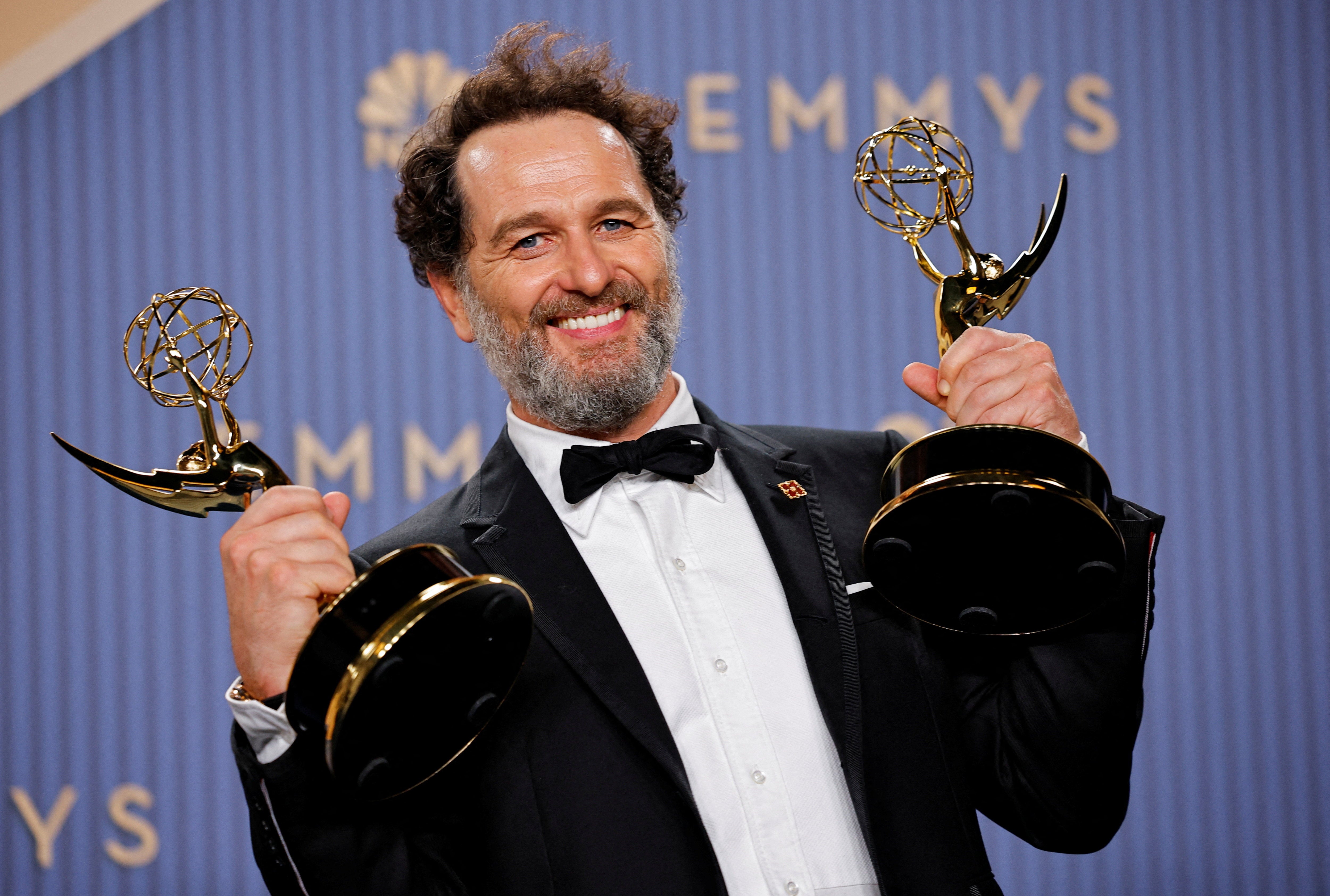Matthew Rhys won Emmys for his role in both ‘The Beast in Me’ and ‘Widow’s Bay’