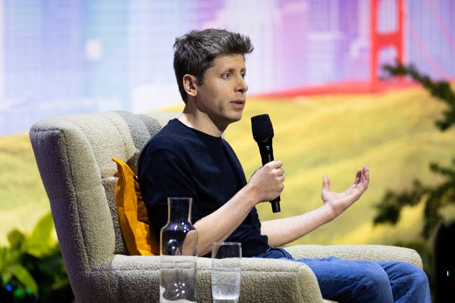 OpenAI CEO Sam Altman at Salesforce's Dreamforce conference at the Moscone Center on 15 September, 2026 in San Francisco, California